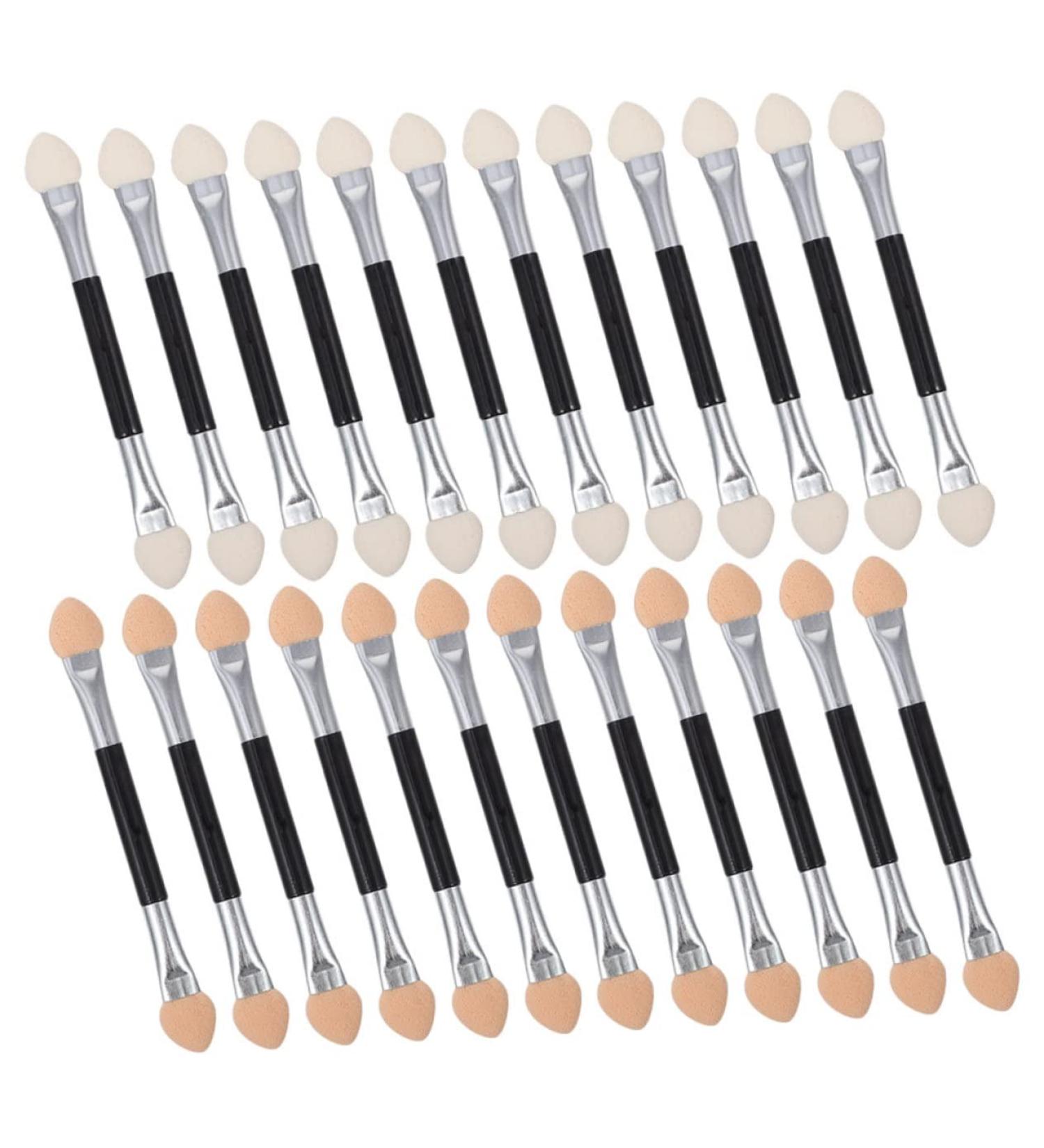 PLAFOPE 24pcs Latex Eye Shadow Stick Makeup Brush for Women Makeup Girl Makeup Brush Aluminum - Buy Online on SooperMarket.com