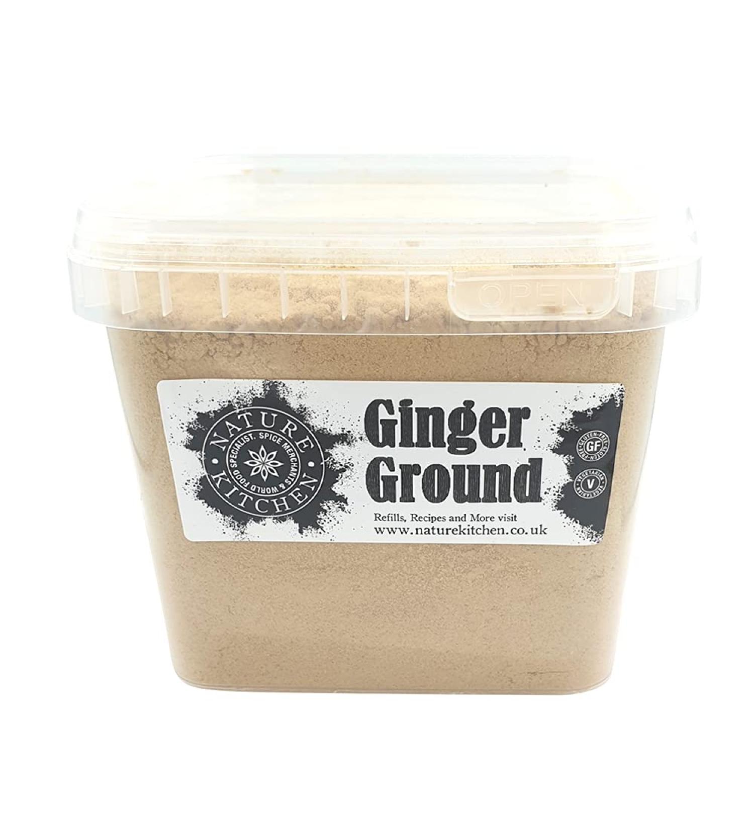 Ginger Ground 500g - Gluten-Free & Vegan Seasoning Spice for Everyday Cooking | Large Bags of Herbs & Blends for Marinades, Sauces, Frying, Baking, Grilling - Buy Online on SooperMarket.com