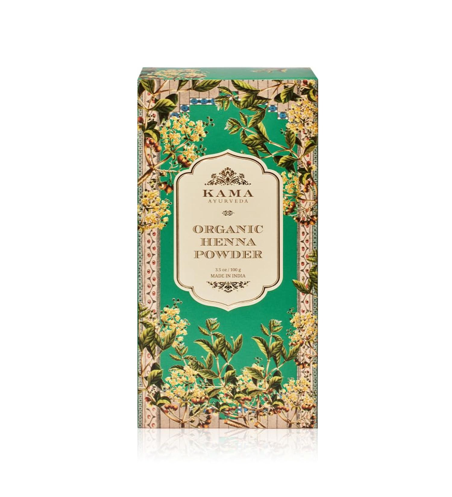 Kama Ayurveda 100% Organic Henna Powder 100g - Buy Online on SooperMarket.com
