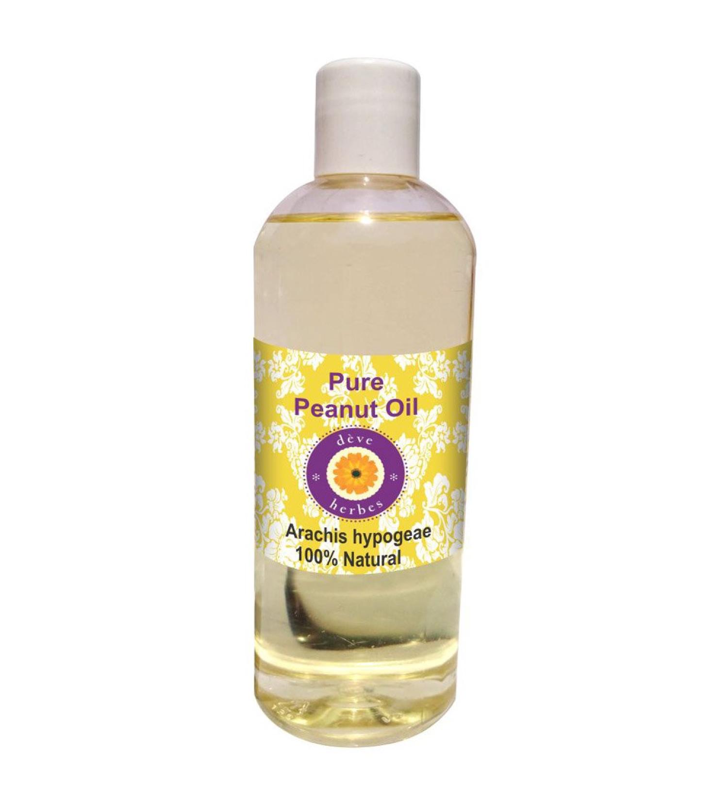 Pure Peanut Oil 200ml (Arachis hypogeae) 100% Natural Cold pressed & Therapeutic Grade