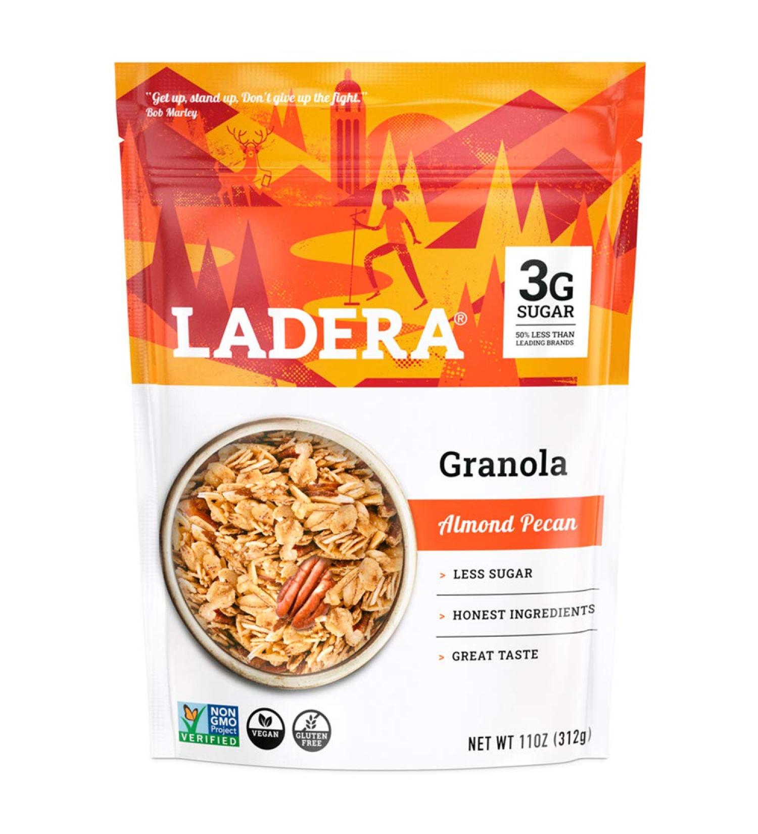 Ladera Granola | Almond Pecan Granola | Low Sugar | Gluten Free & Vegan | Granola Breakfast | Healthy Snack | 11 oz Almond Pecan 11 Ounce (Pack of 1) - Buy Online on SooperMarket.com