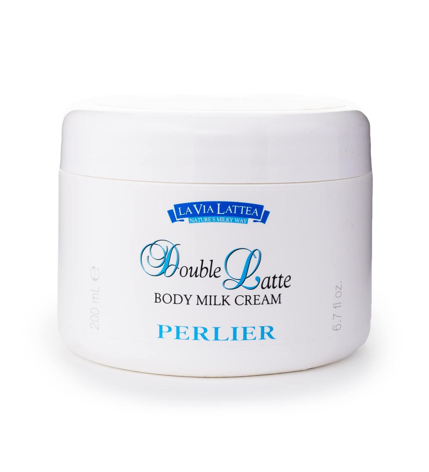 Perlier Double Latte Body Milk Cream for Sensitive Skin 6.7oz | Gentle Moisturizer - Buy Online on SooperMarket.com