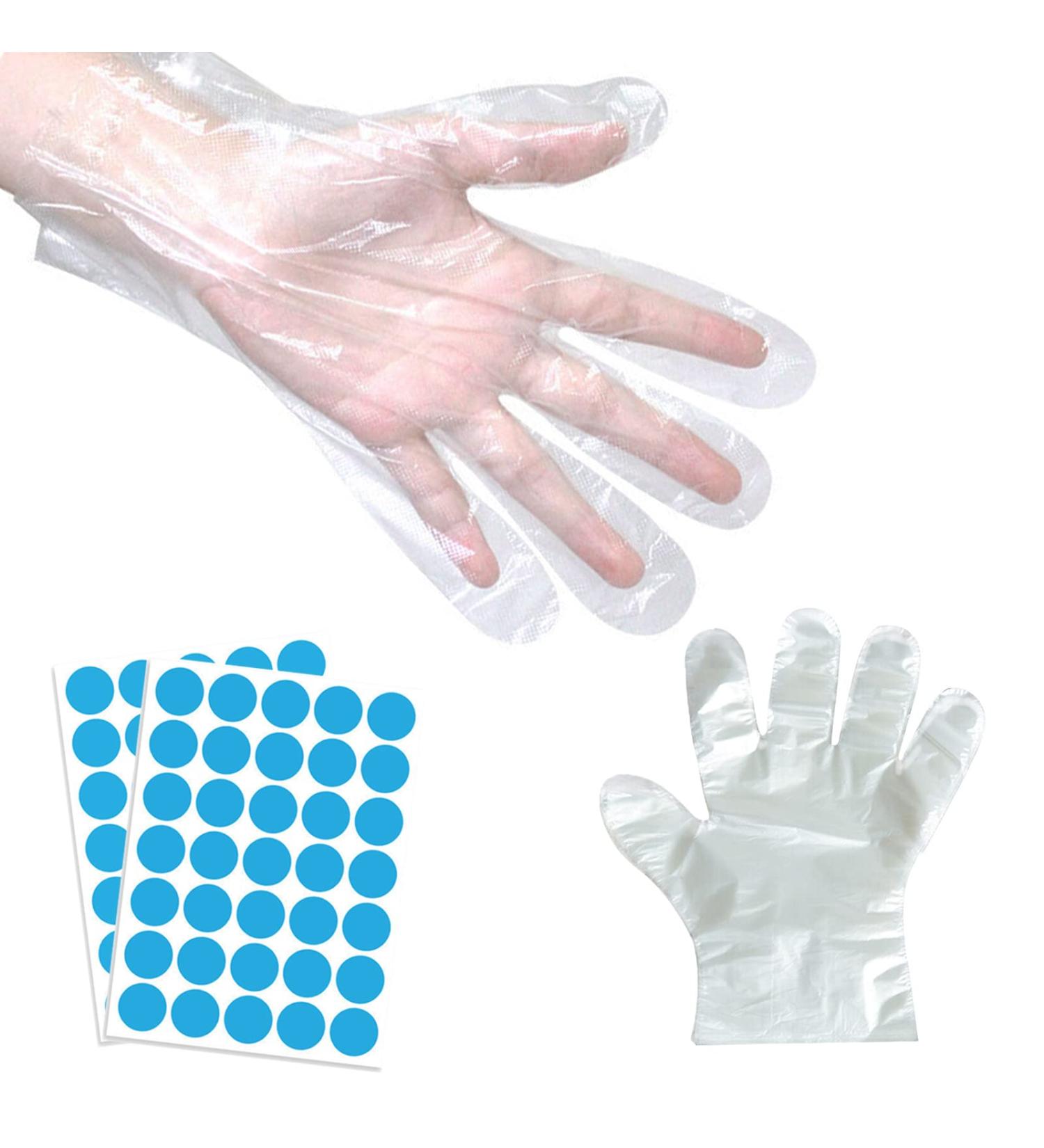 Xerteam 100pcs Wax Paraffin Bath Gloves for Hand & Pedicure Spa Treatment - Disposable Cover & Liners Included - Buy Online on SooperMarket.com