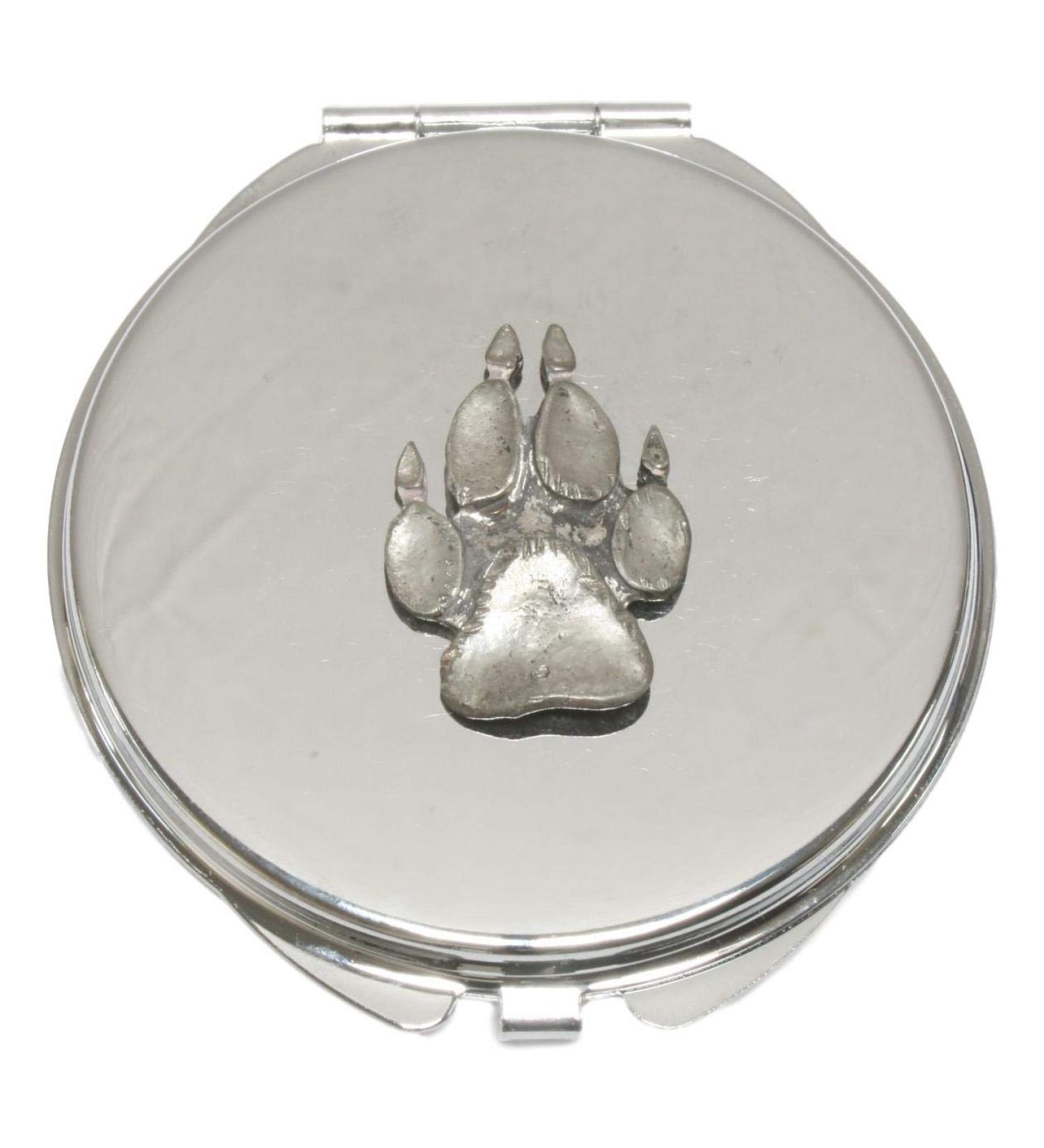 Wolf Paw Compact Mirror Handbag Gift With Free Engraving 401 - Buy Online on SooperMarket.com