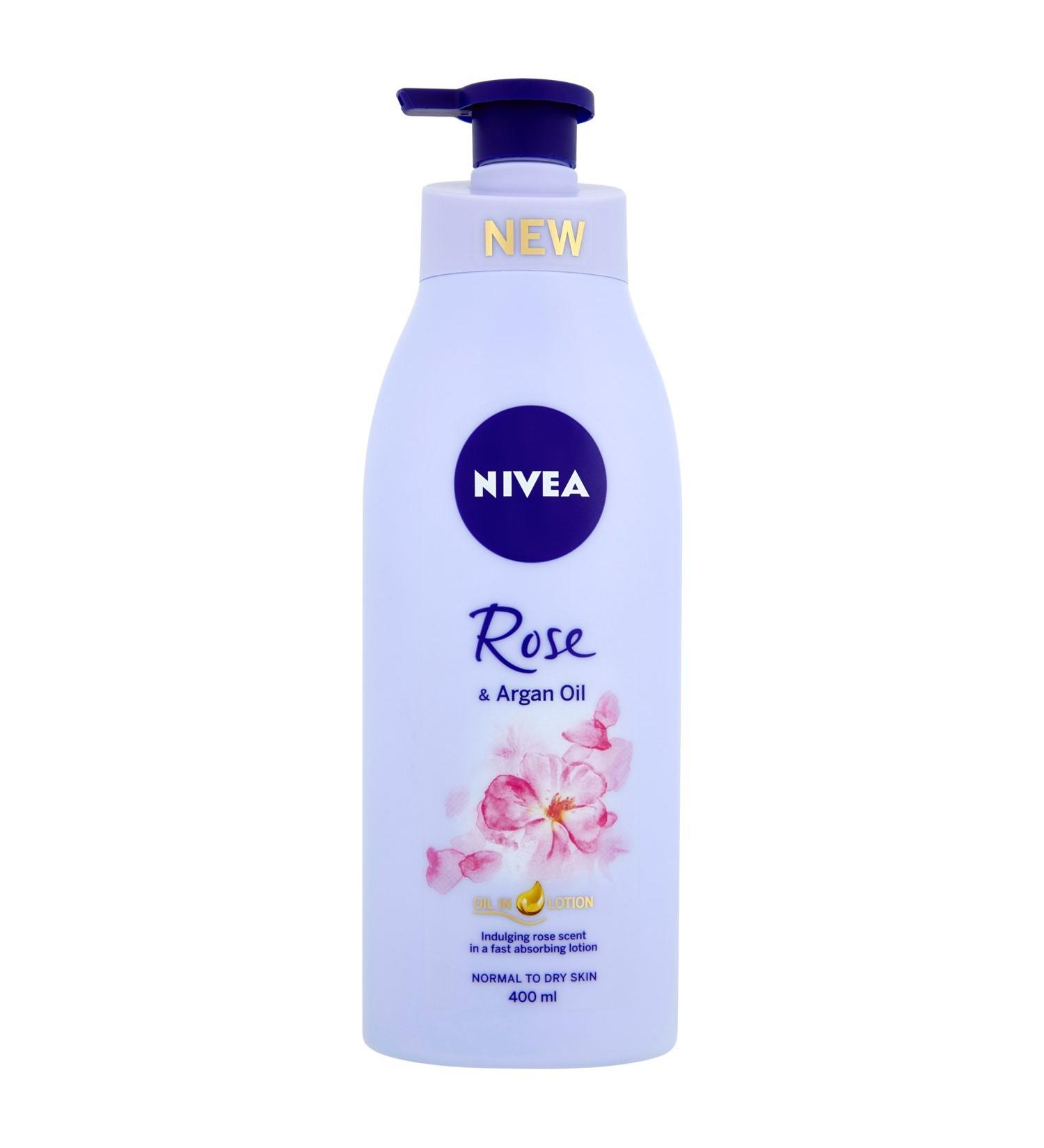 NIVEA Rose and Argan Oil in Lotion 400 ml - Buy Online on SooperMarket.com