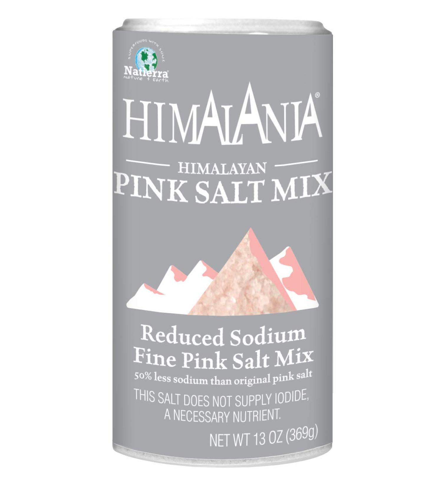 Natierra Himalania Reduced Sodium Himalayan Pink Salt Shaker 13oz - Pack of 1 - Buy Online on SooperMarket.com