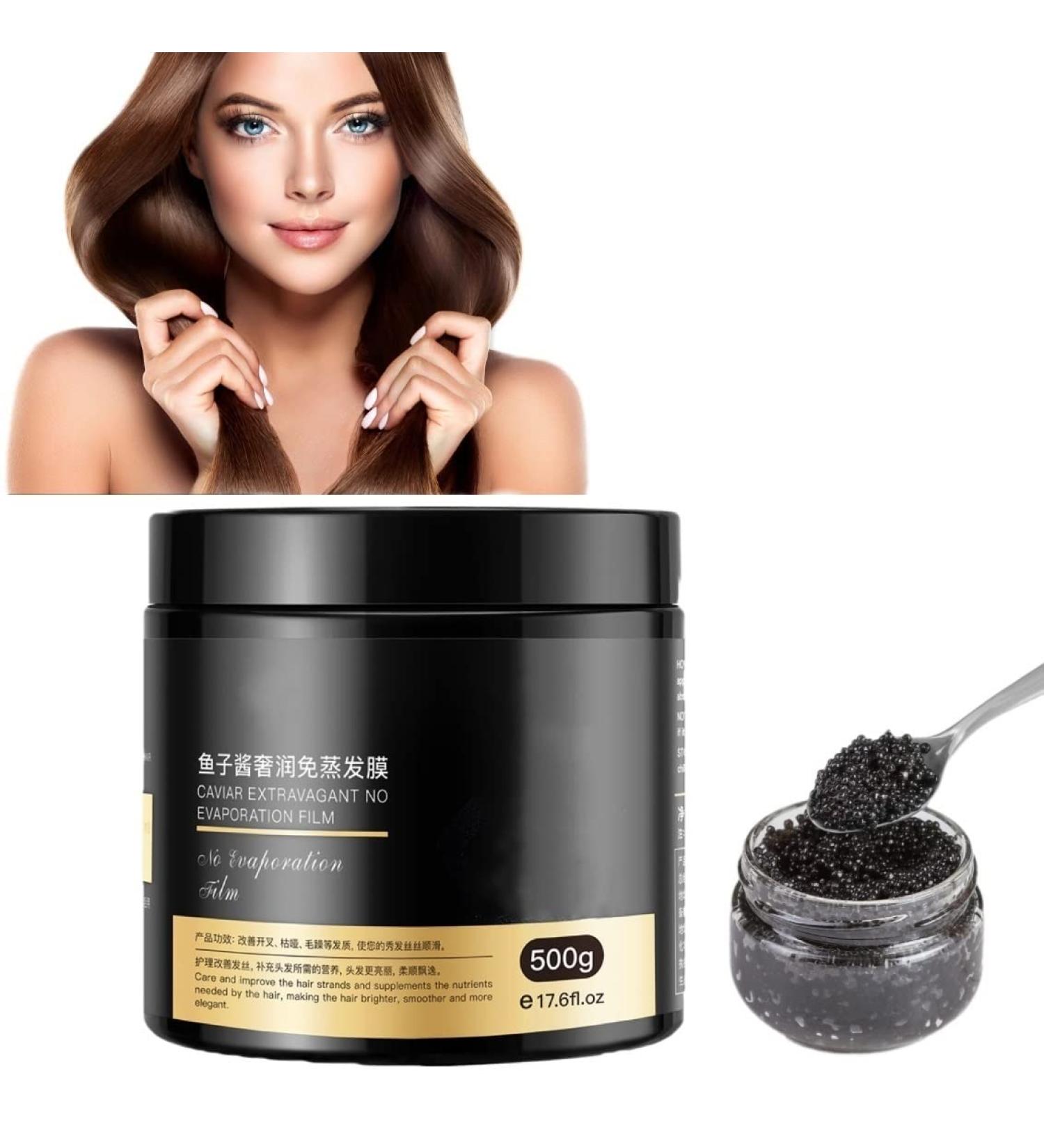 Caviar Hair Mask 500g - Repair Dry & Frizzy Hair, Anti Hair Loss & Deep Moisturizing Treatment - Buy Online on SooperMarket.com