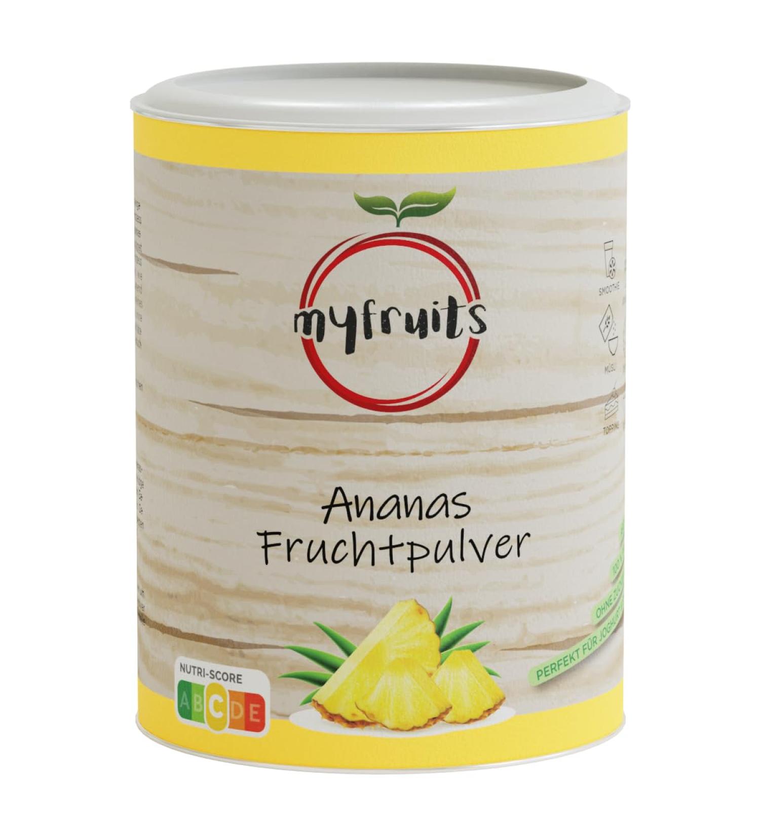 Myfruits Pineapple Powder 500g - Premium Dried Pineapple for Smoothies & Baking | International Shipping - Buy Online on SooperMarket.com