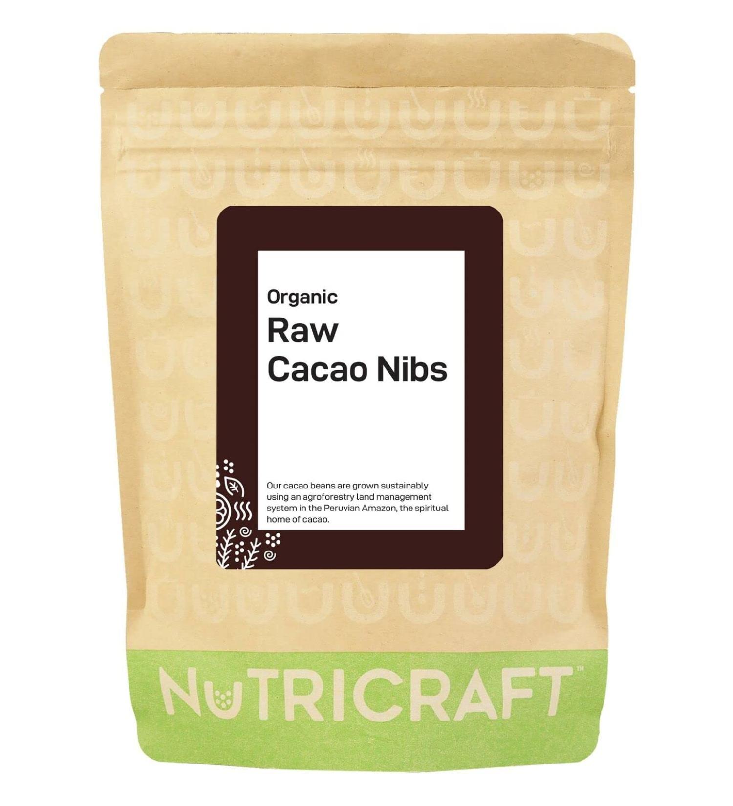 NutriCraft Organic Raw Cacao Nibs 250g - from Peruvian criollo beans - Buy Online on SooperMarket.com