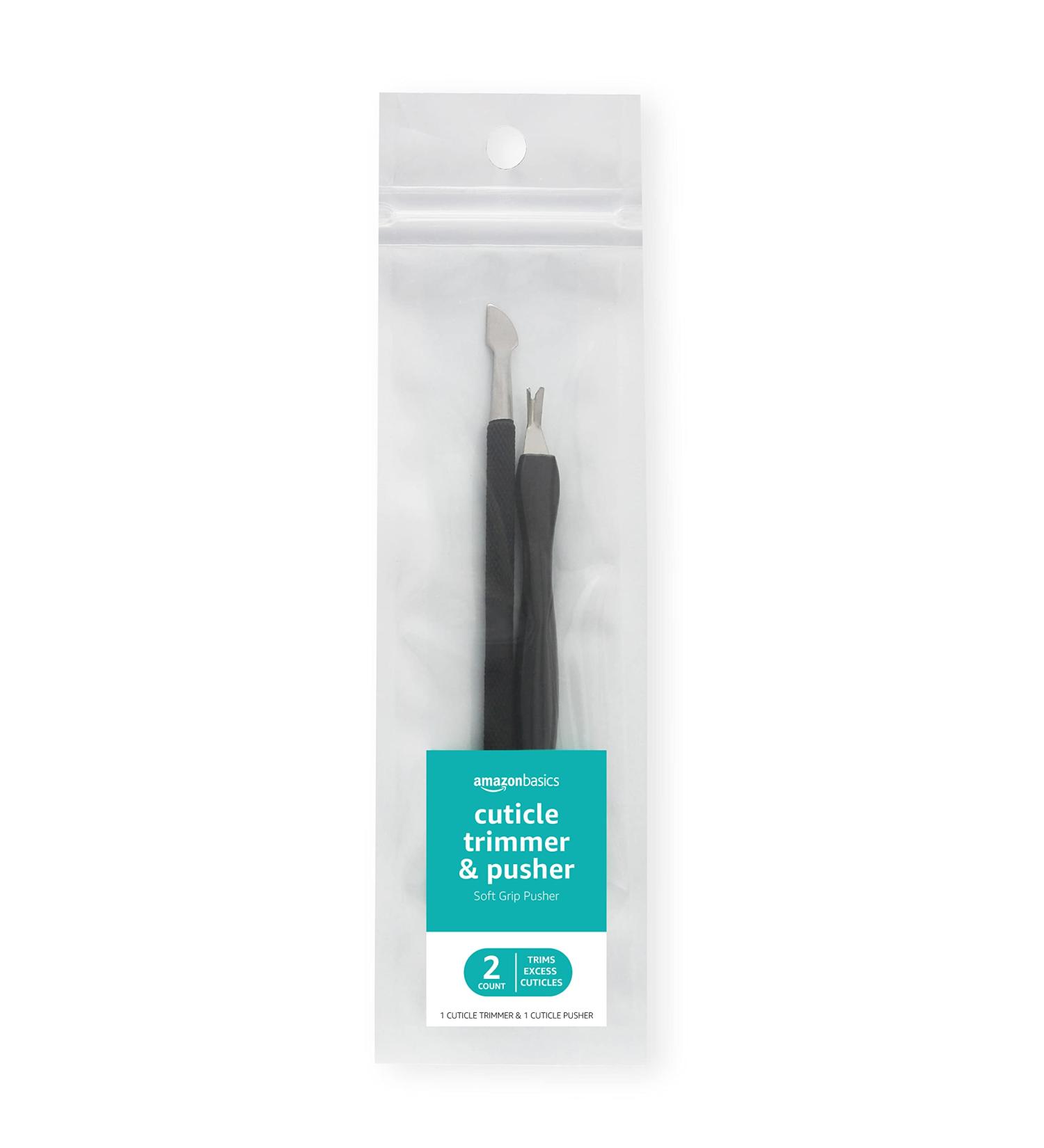 Amazon Basics Cuticle Trimmer and Pusher - Precision Nail Care Tool - Buy Online on SooperMarket.com