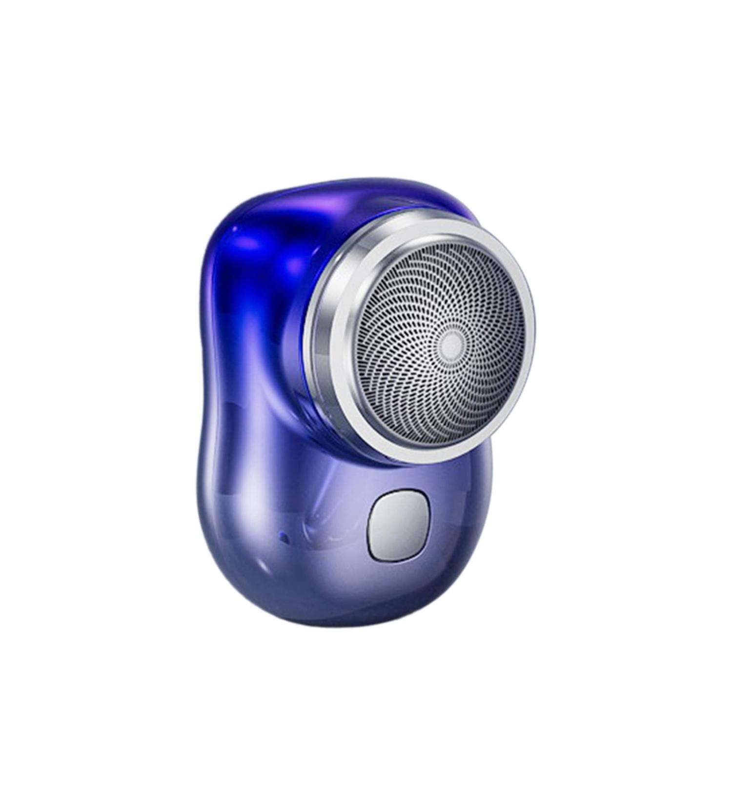 Portable Electric Razor for Men - USB Rechargeable Mini Shaver for Travel & Home - One Button Operation - Perfect Gift (Blue - Buy Online on SooperMarket.com