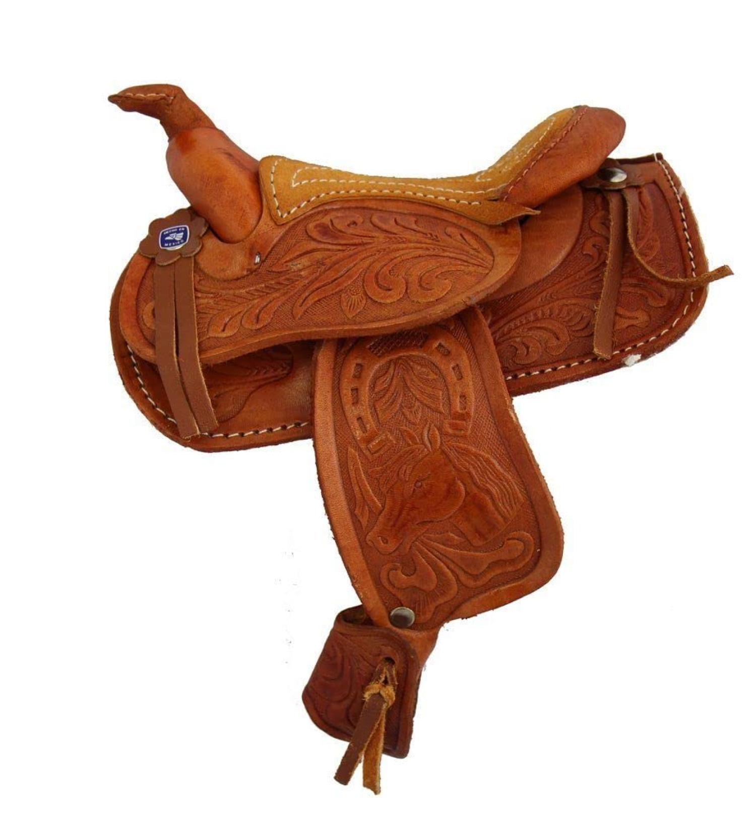 5 Decorative Western Saddle Light Brown - AJ Tack Wholesale - Buy Online on SooperMarket.com