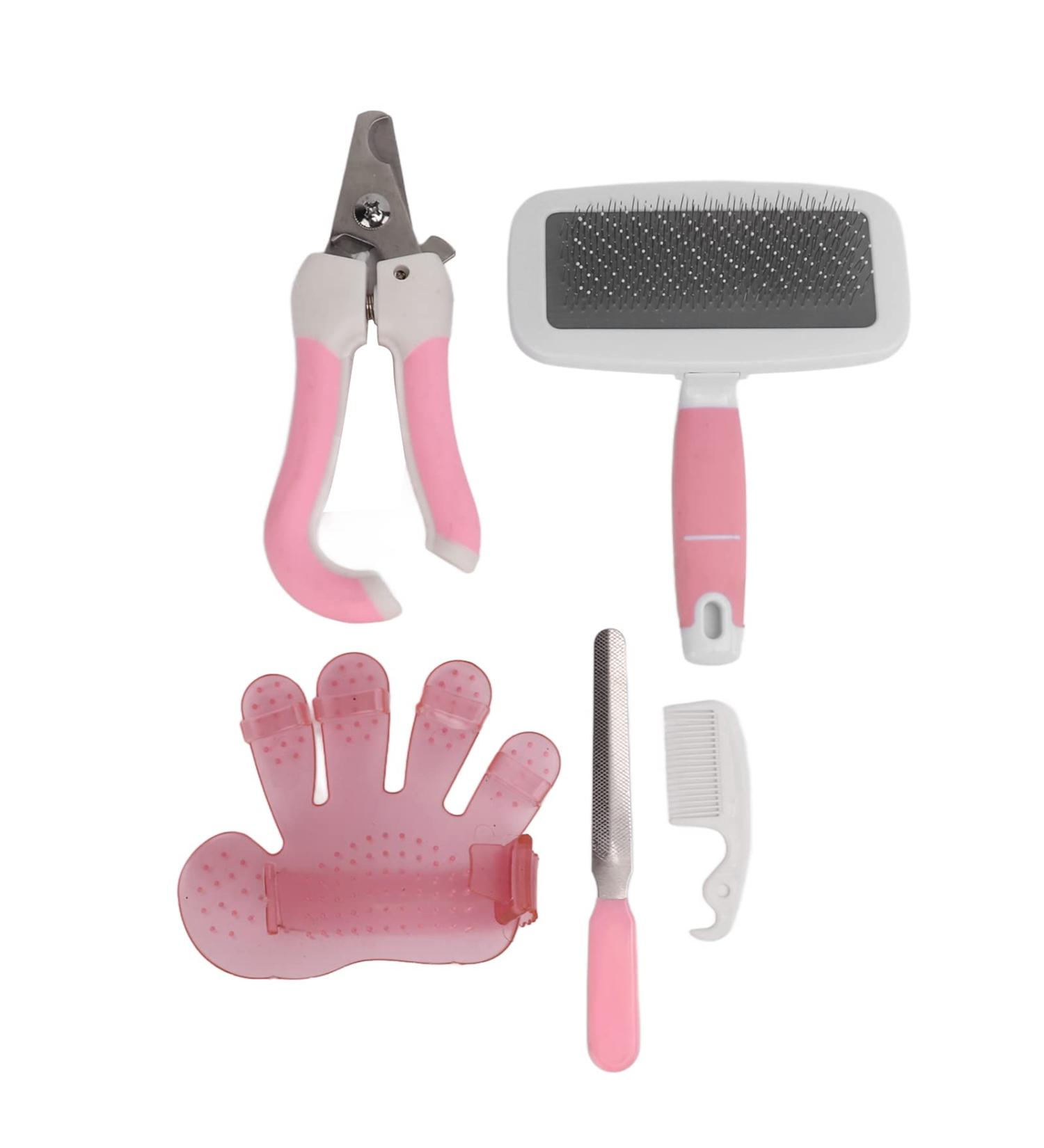 Small Pet Grooming Set Deep Cleansing Humanized Rabbits Grooming Kit Easy Fast for Small Animal(Large pink) - Buy Online on SooperMarket.com