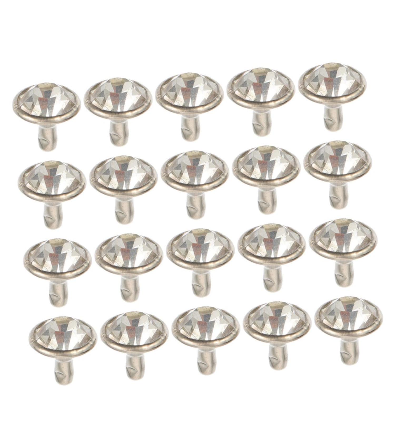 TEHAUX 200 Sets Leather Crafts Diamond-Studded Bag Luggage Making of Clothes Accessories Clothing Garment 0.8X0.8X1CM As Shown - Buy Online on SooperMarket.com