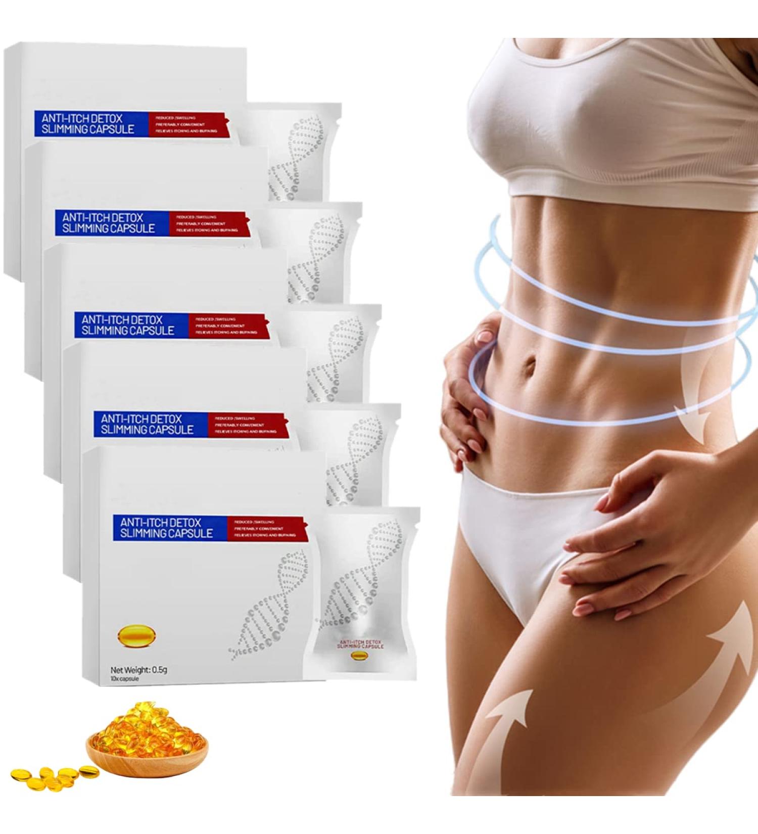 MiNGQIU Soothe&Slim Anti-Itch Detox Slimming Capsule Slimming & Firming Repair & Pink and Tender Natural Capsules Tightens and Removes Odor (50PCS) - Buy Online on SooperMarket.com