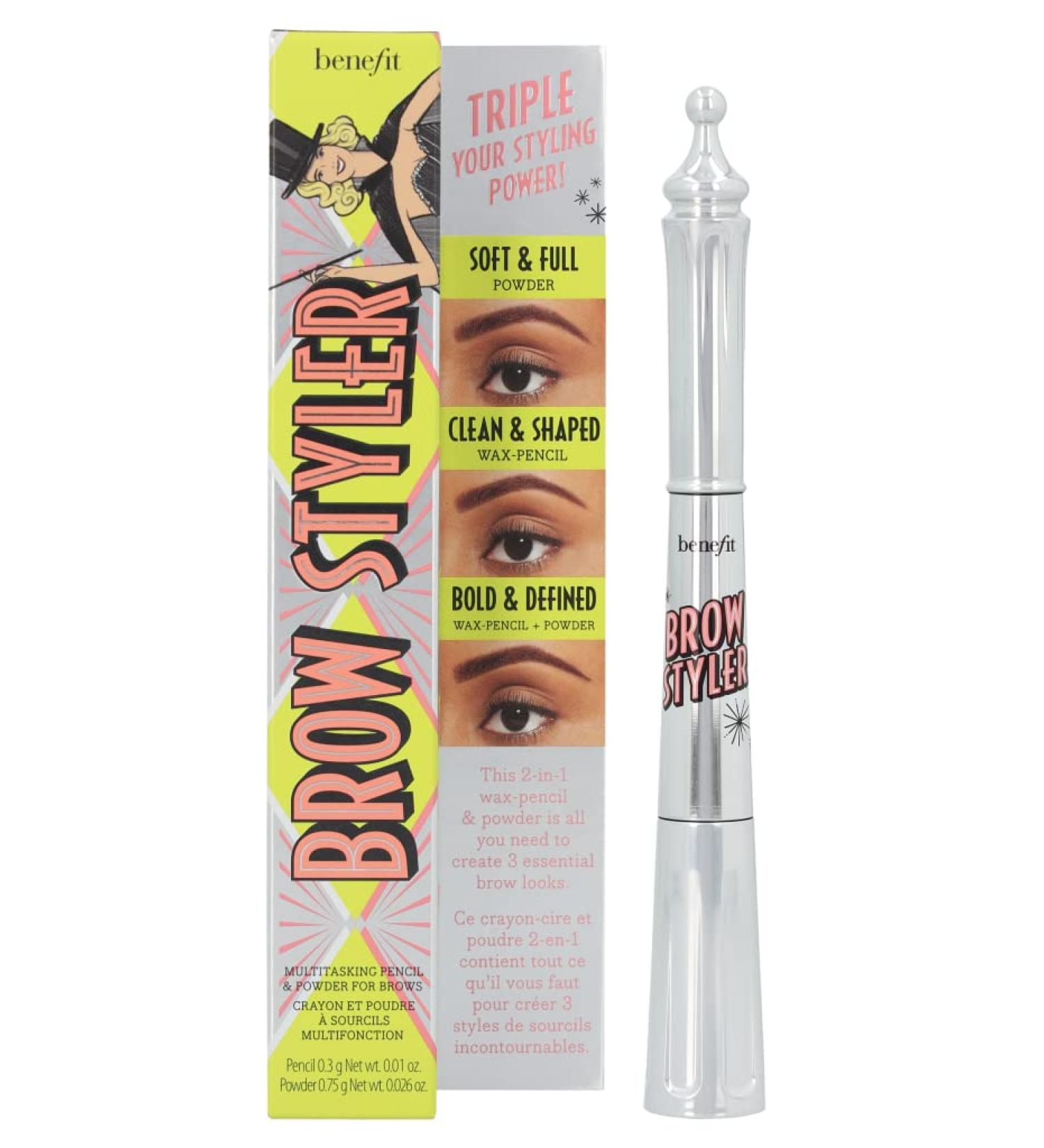 Benefit Cosmetics Brow Styler 4 - Warm Deep Brown | Define and Fill Your Brows - Buy Online on SooperMarket.com