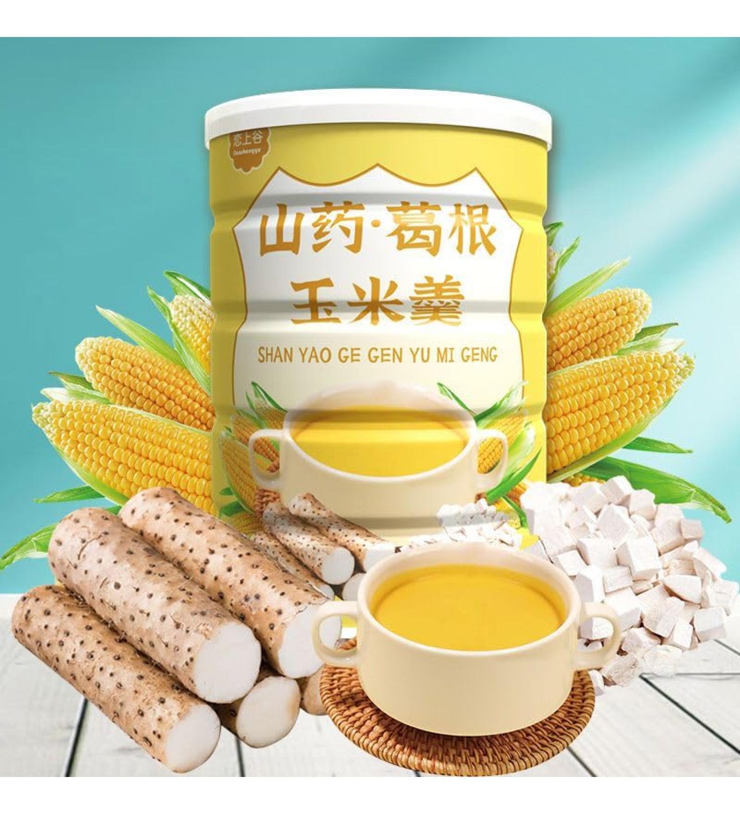 Chinese Yams Starch Corn Soup 500g/600g/can Corn juice Polenta Instant Corn powder Replacement Breakfast Porridge Grains Cereals Corn flour Healthy Nutritious Corn Porridge (500g 2can) 500g 2can - Buy Online on SooperMarket.com