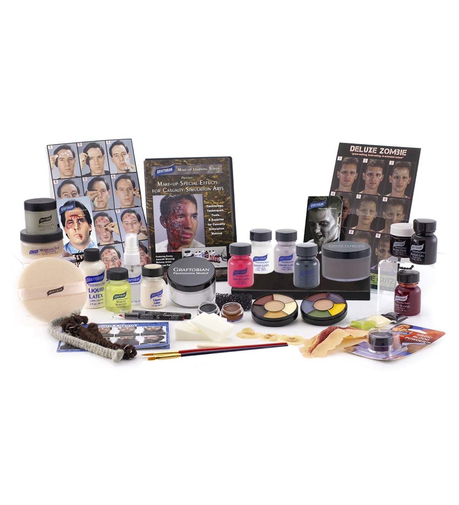 Graftobian Special FX Trauma Pro Makeup Kit - Professional Grade Special Effects Makeup Set - Buy Online on SooperMarket.com