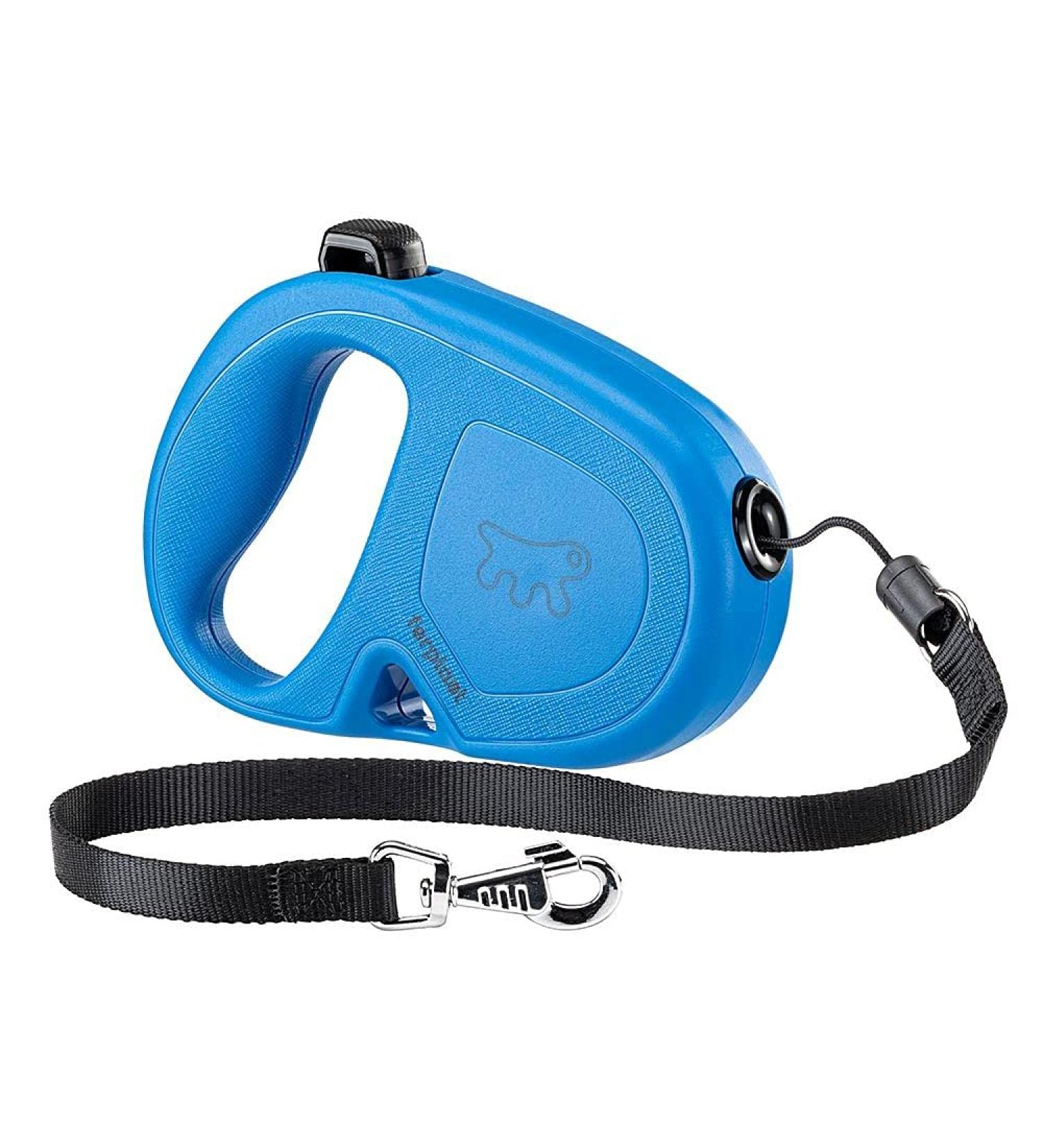 Buy Ferplast Flippy One Dog Leash for Medium Dogs - 5m Pull-Out Cord Light Blue | Shop Internationally - Buy Online on SooperMarket.com