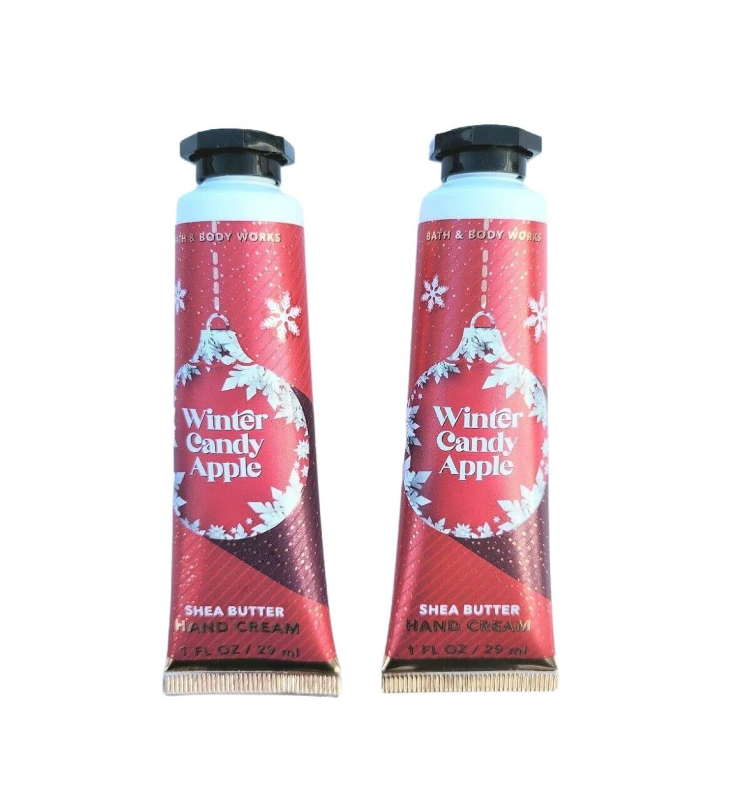 Bath & Body Works Winter Candy Apple Hand Cream Body Cream 1.0 Fluid Ounce 2-Pack (Winter Candy Apple)
