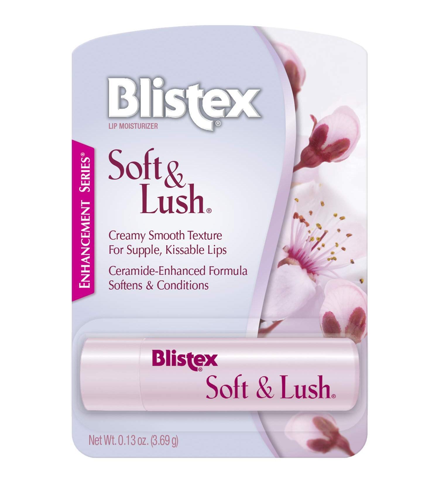 Blistex Soft & Lush Lip Protectant 0.13oz Tube - Hydrating Lip Balm for Daily Hydration - Buy Online on SooperMarket.com