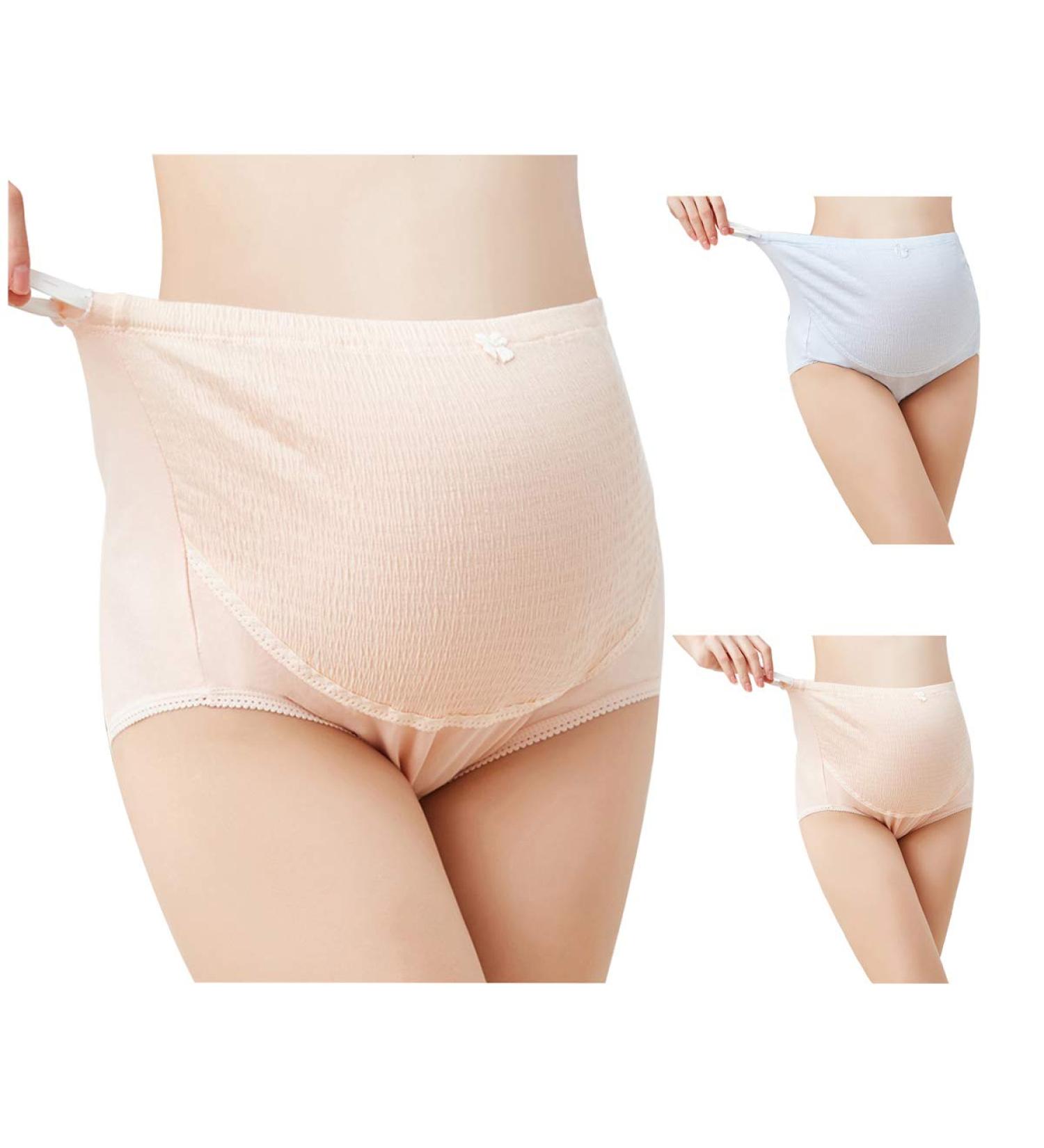 FEOYA Maternity Safety Shorts Pants XL - High Elastic Cotton Briefs (2pcs) - 132-165 lb - High Waist - Style 004 - Buy Online on SooperMarket.com