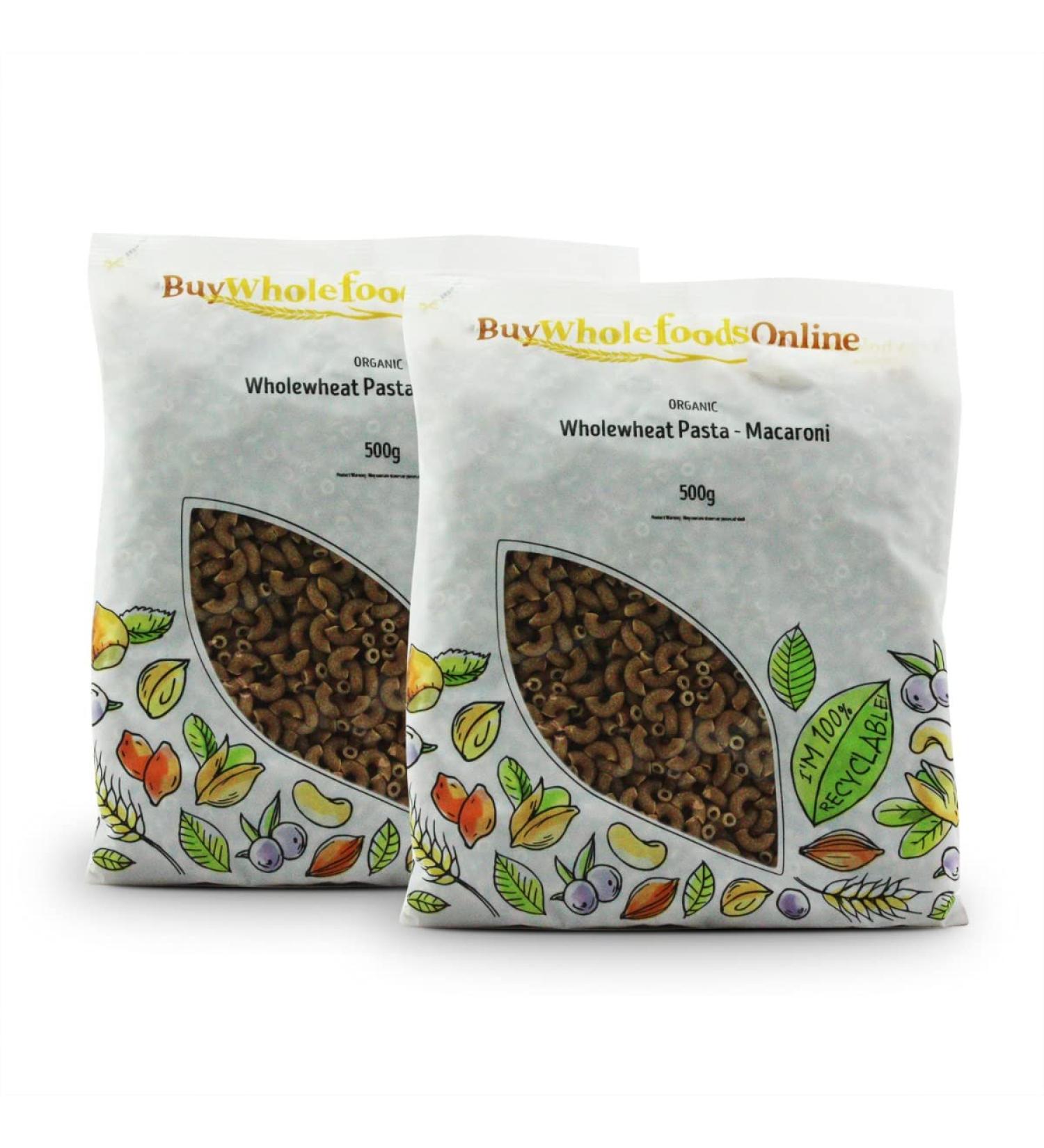 Organic Wholewheat Pasta - Macaroni 1kg