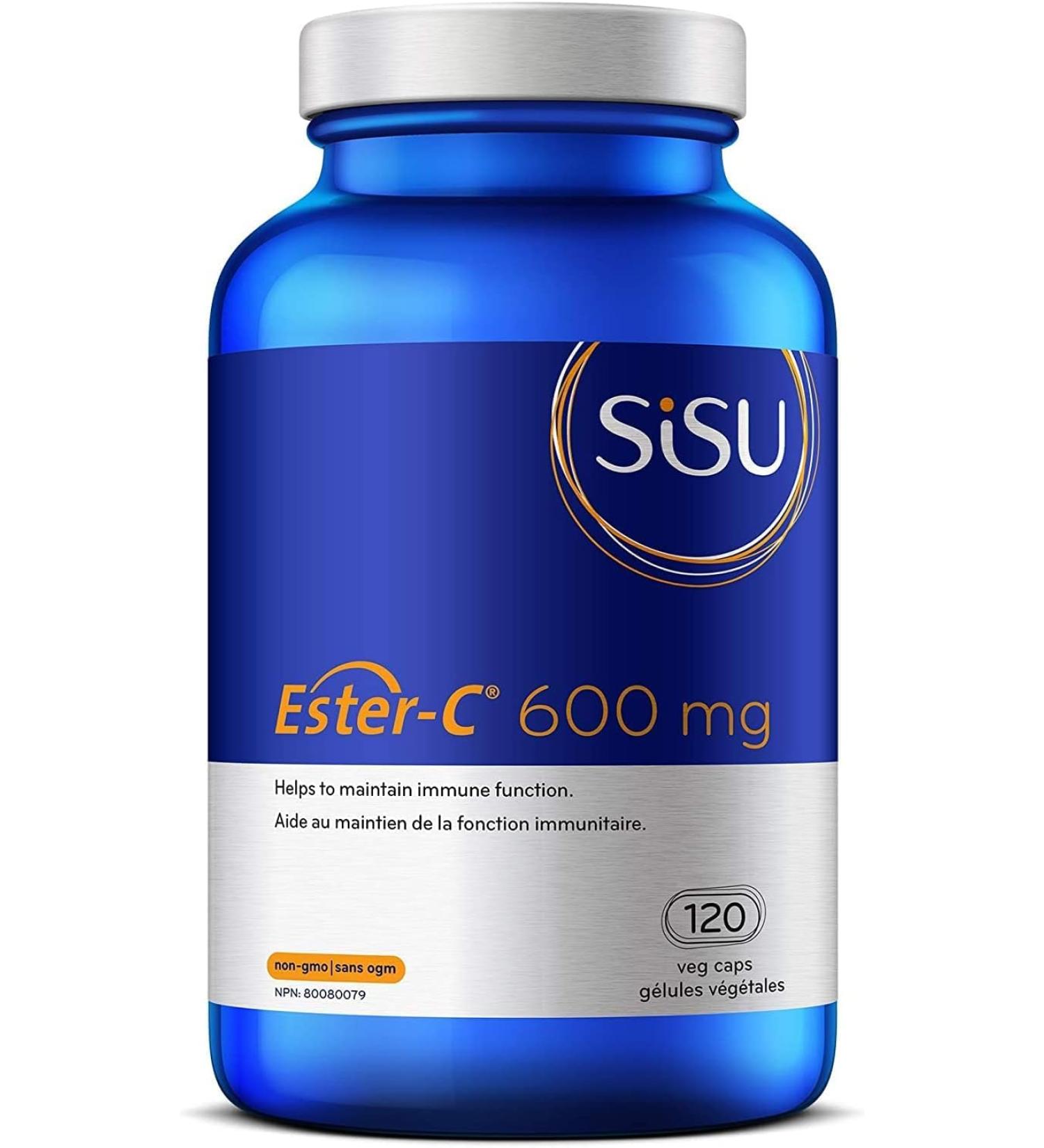 Ester C 600mg +Bioflavonoids (120Capsules) Brand: Sisu - Buy Online on SooperMarket.com