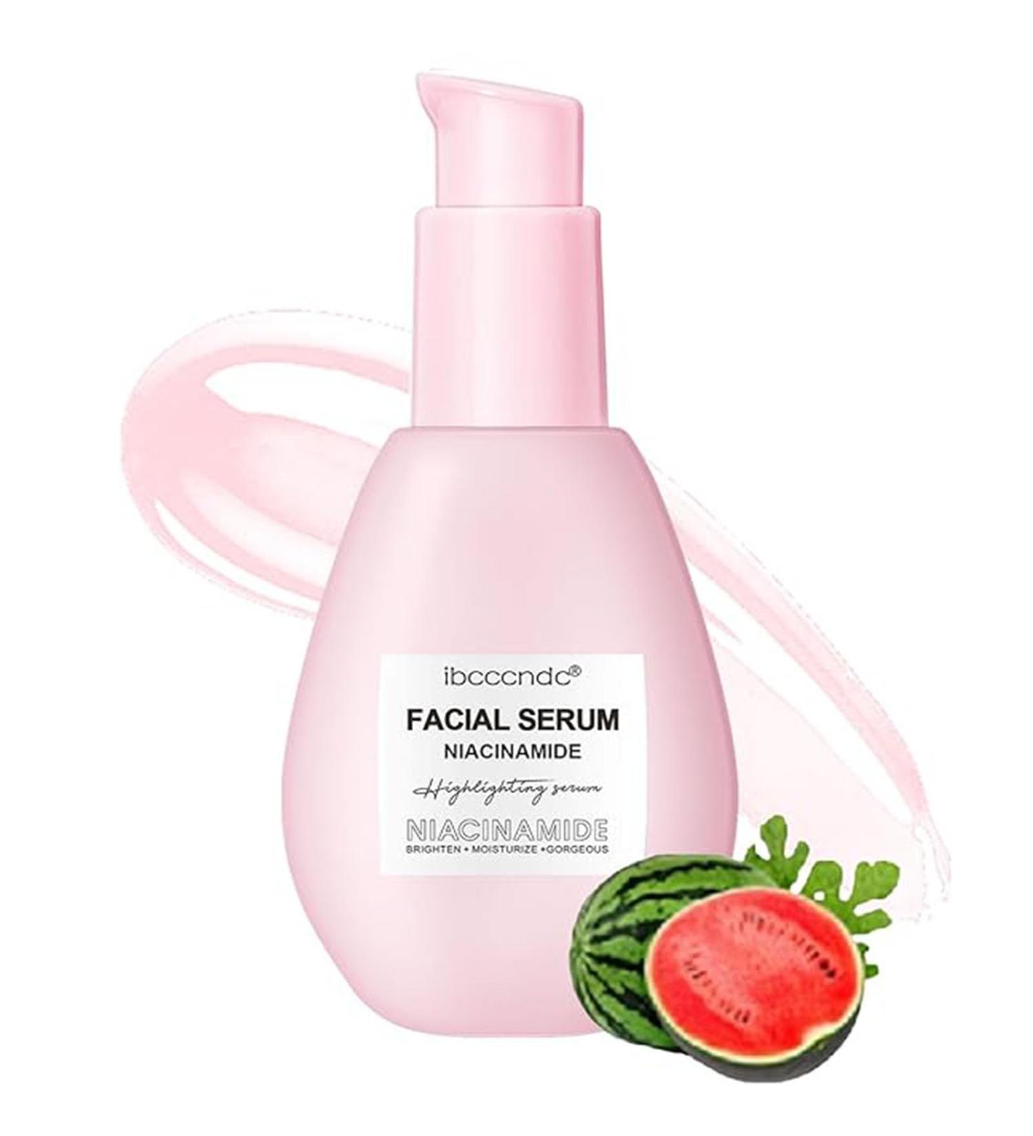 Piwine Brightening Serum for Face | Hydrating Watermelon Glow Serum with Hyaluronic Acid Moringa Oil & Vitamin E - 60ml for Dry Skin & Dark Spots - Buy Online on SooperMarket.com