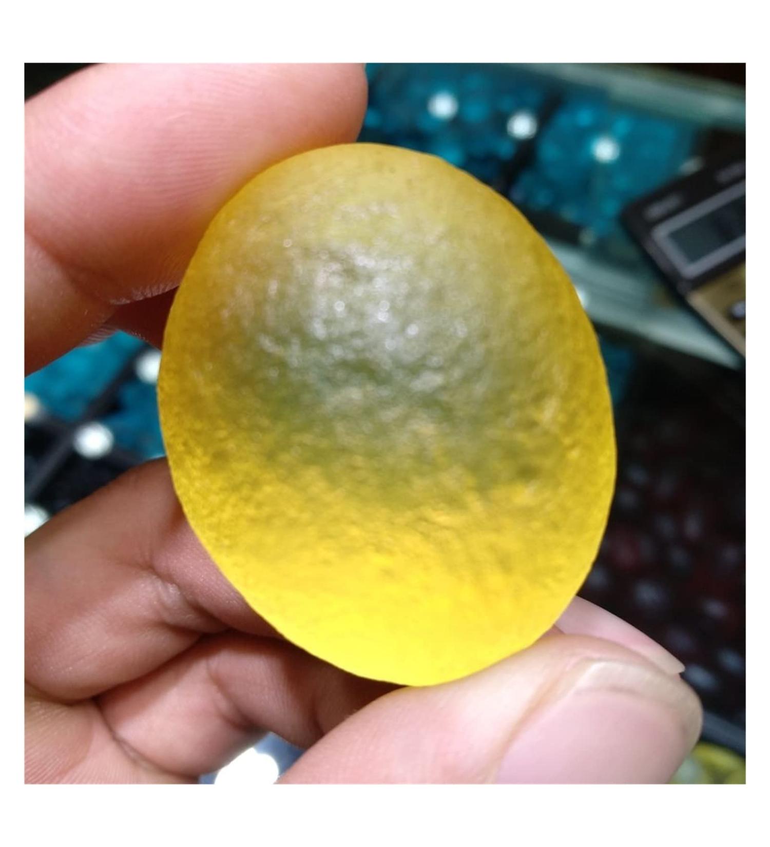 Crystal 1pc 40-50g Yellow GEM MOLDAVITE Meteorite Stones Stones - Buy Online on SooperMarket.com