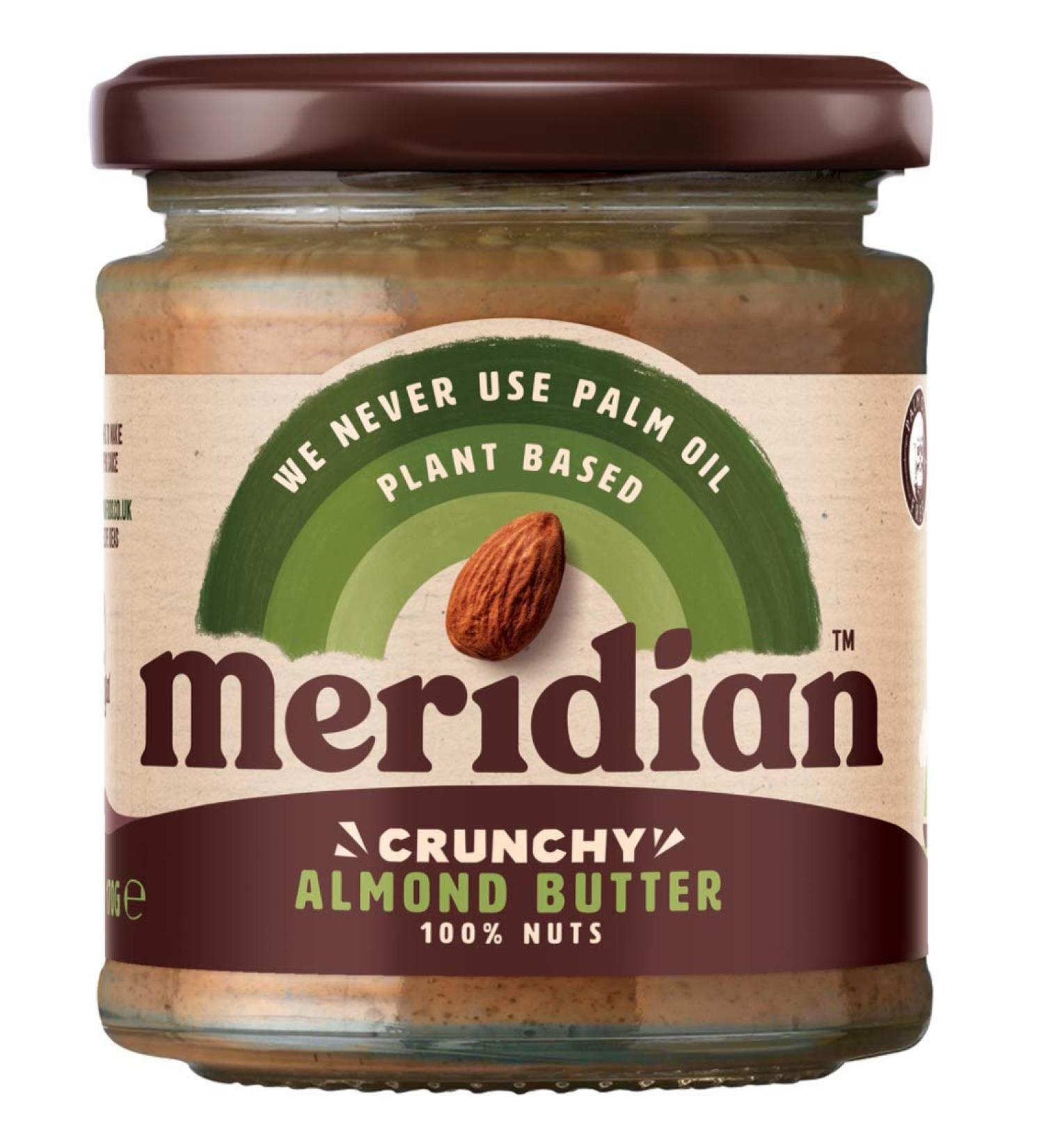 Meridian 100% Crunchy Almond Butter 170g by Meridian - Buy Online on SooperMarket.com