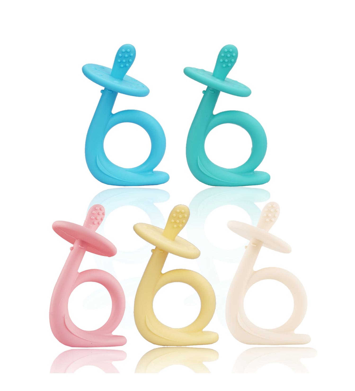 Chillax Teether Toys - Soothing Relief for Baby Teething - Non-BPA Silicone Teethers for Infants 3+ Months - Dishwasher-Safe - Buy Online on SooperMarket.com