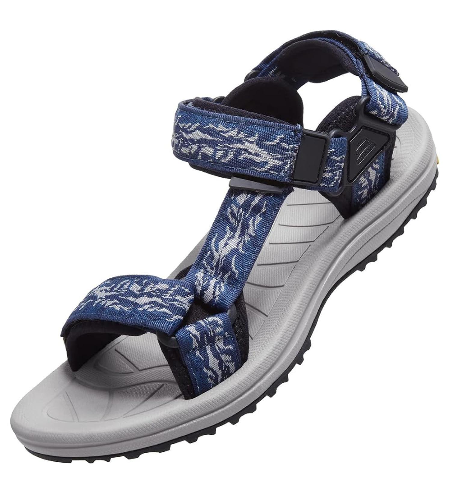 Outpro Men s Flat Trekking Sandals - Non-Slip Durable Sports Sandals for Beach & Outdoor Use - EU Size 43 - Blue - Buy Online on SooperMarket.com