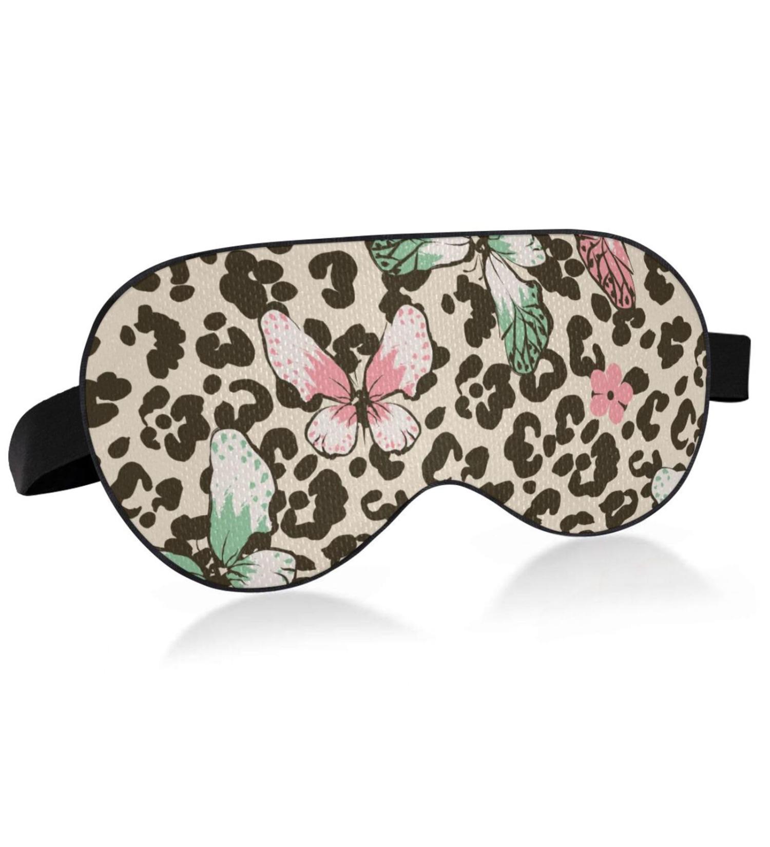 Haskirky Light Blocking Eye Mask - Adjustable for Men and Women - Ideal for Travel, Yoga, Meditation - Butterfly Pattern - Buy Online on SooperMarket.com
