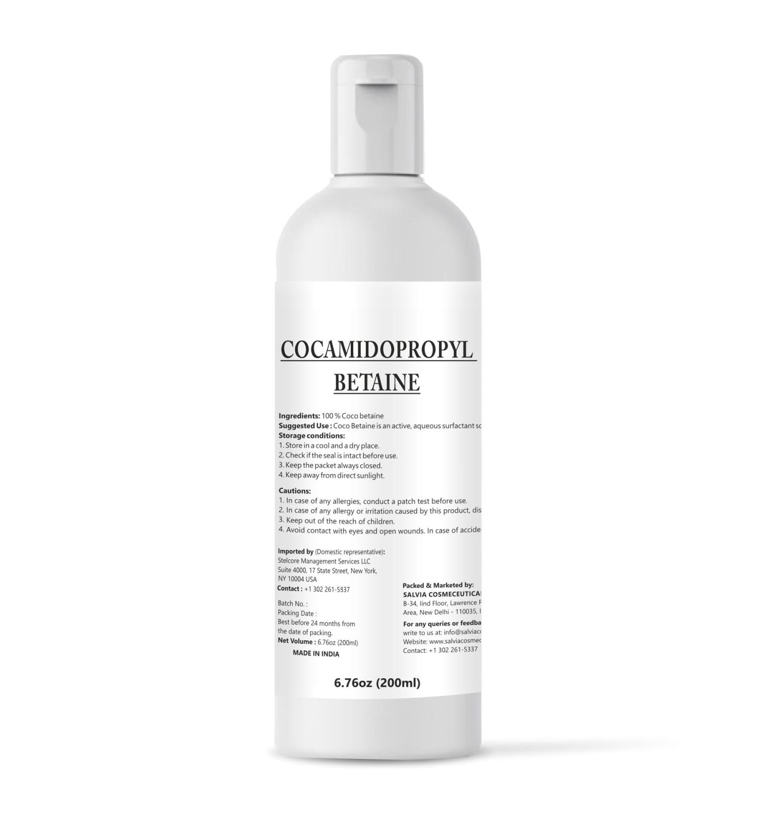 Salvia Cocamidopropyl Betaine 200ml - Premium Cosmetic Ingredient for Smooth Skin | International Shipping - Buy Online on SooperMarket.com