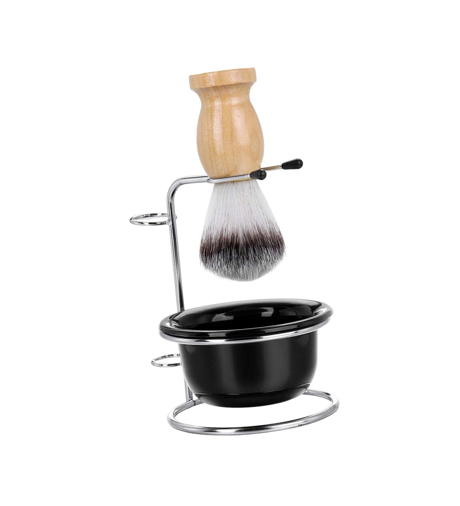 Durable Stainless Steel Shaving Bowl Mug Stand Holder for Men Perfect Gift for Father's Day & Salon Use - Buy Online on SooperMarket.com