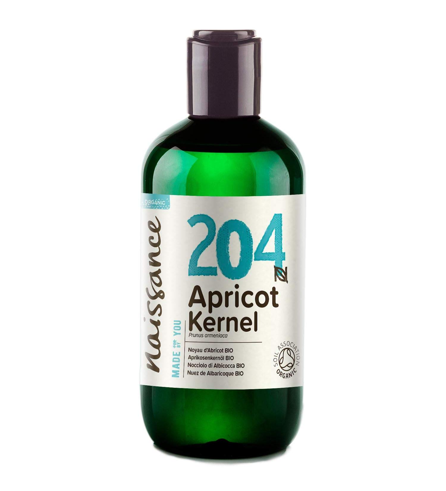 Naissance Organic Apricot Kernel Oil 8 fl oz - Cold Pressed, Hexane Free, Vegan - Moisturizes Skin & Hair - Buy Online on SooperMarket.com