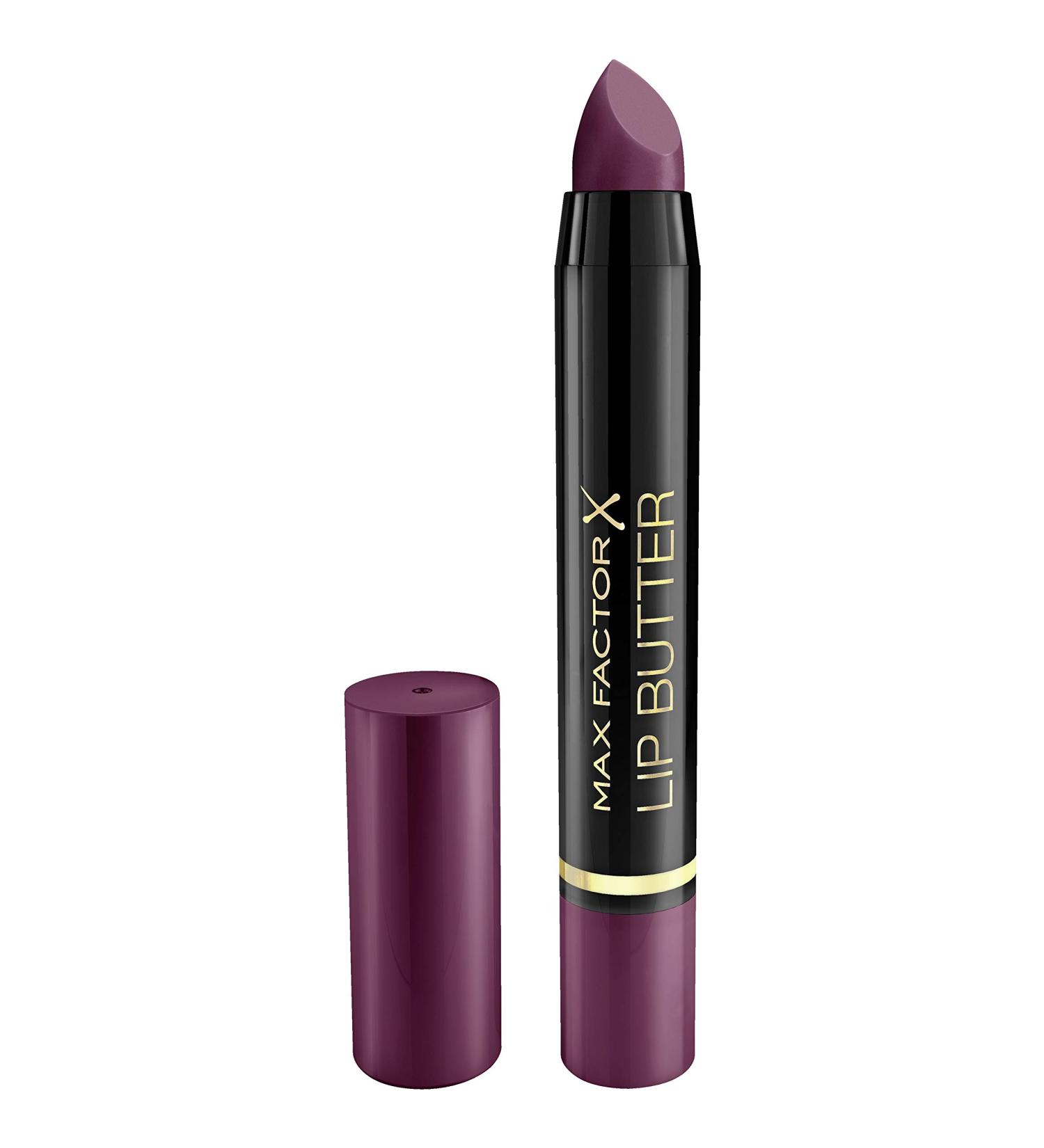 Max Factor Color Elixir Lip Butter in 112 matt Perfect Plum - Care lipstick for an even finish - maximum color intensity & long stop