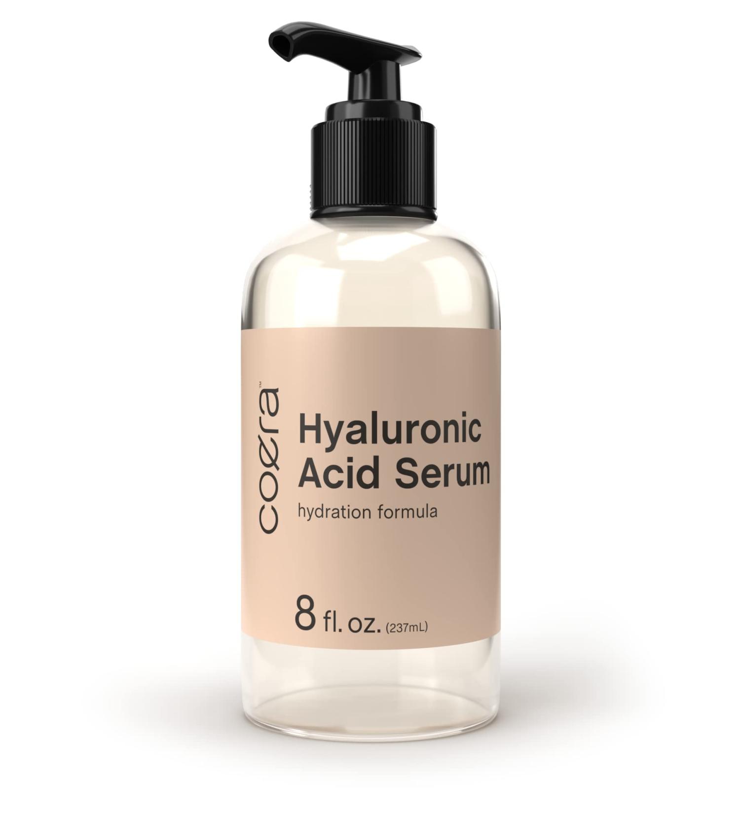 Hyaluronic Acid Serum for Face & Skin - 8 oz | Paraben & SLS Free Moisturizer - Buy Online on SooperMarket.com
