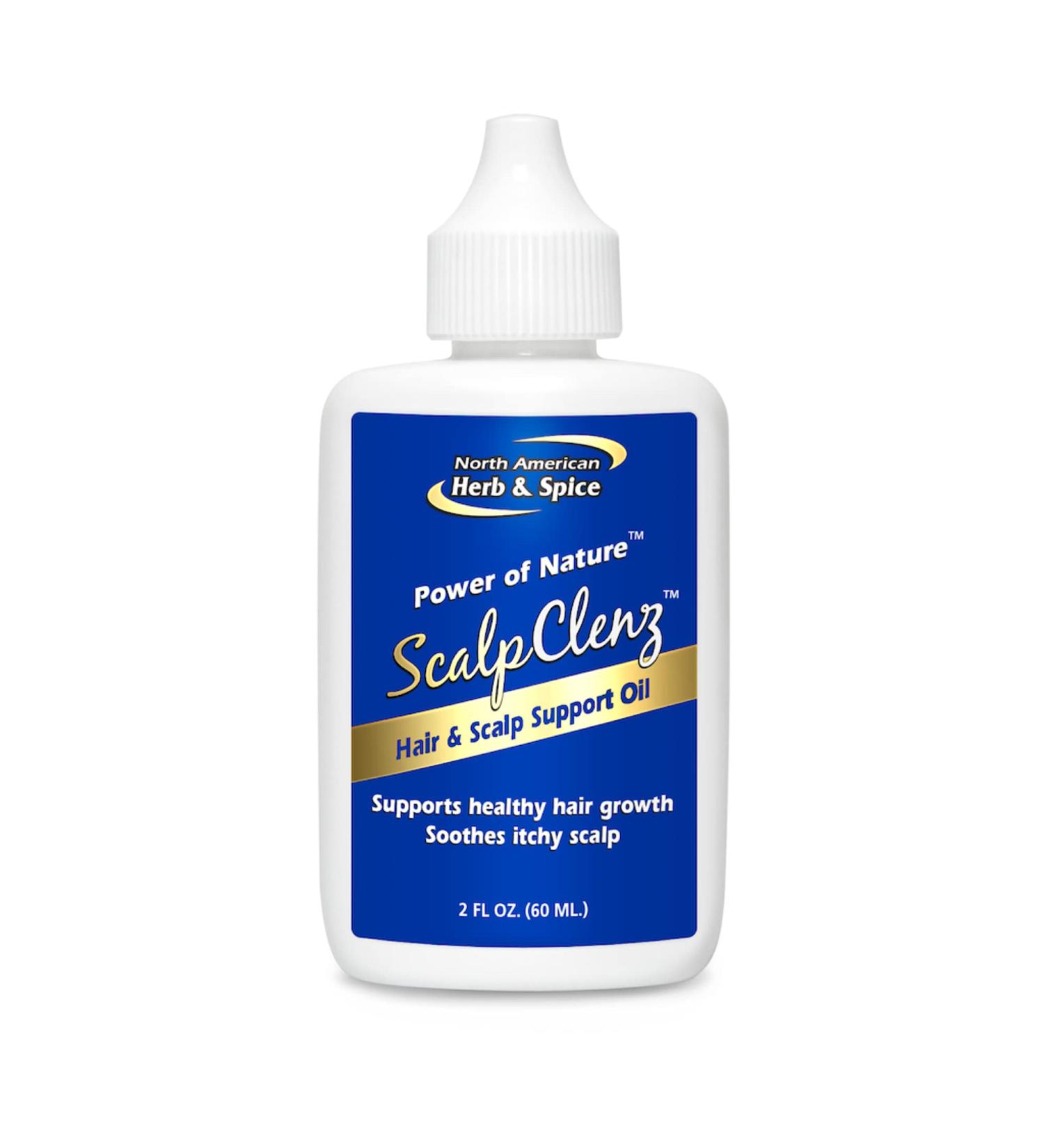Shop NORTH AMERICAN HERB & SPICE ScalpClenz Oil - Organic Hair Oil for Healthy Growth Itchy Scalp Relief & Dandruff Control - 2 fl. oz - Buy Online on SooperMarket.com