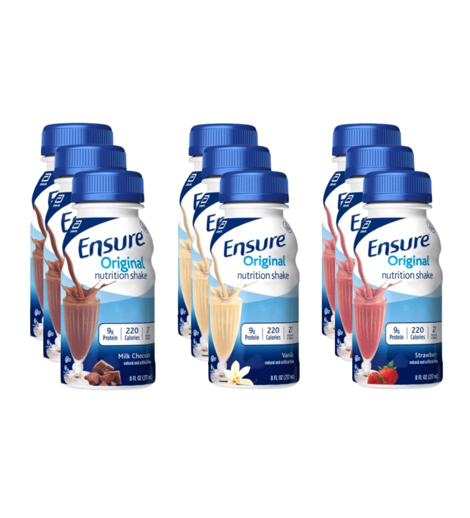Original Nutrition Shake Variety Pack (9 Pack) - Complete Balanced Meal Replacement with Immune System Support - Buy Online on SooperMarket.com