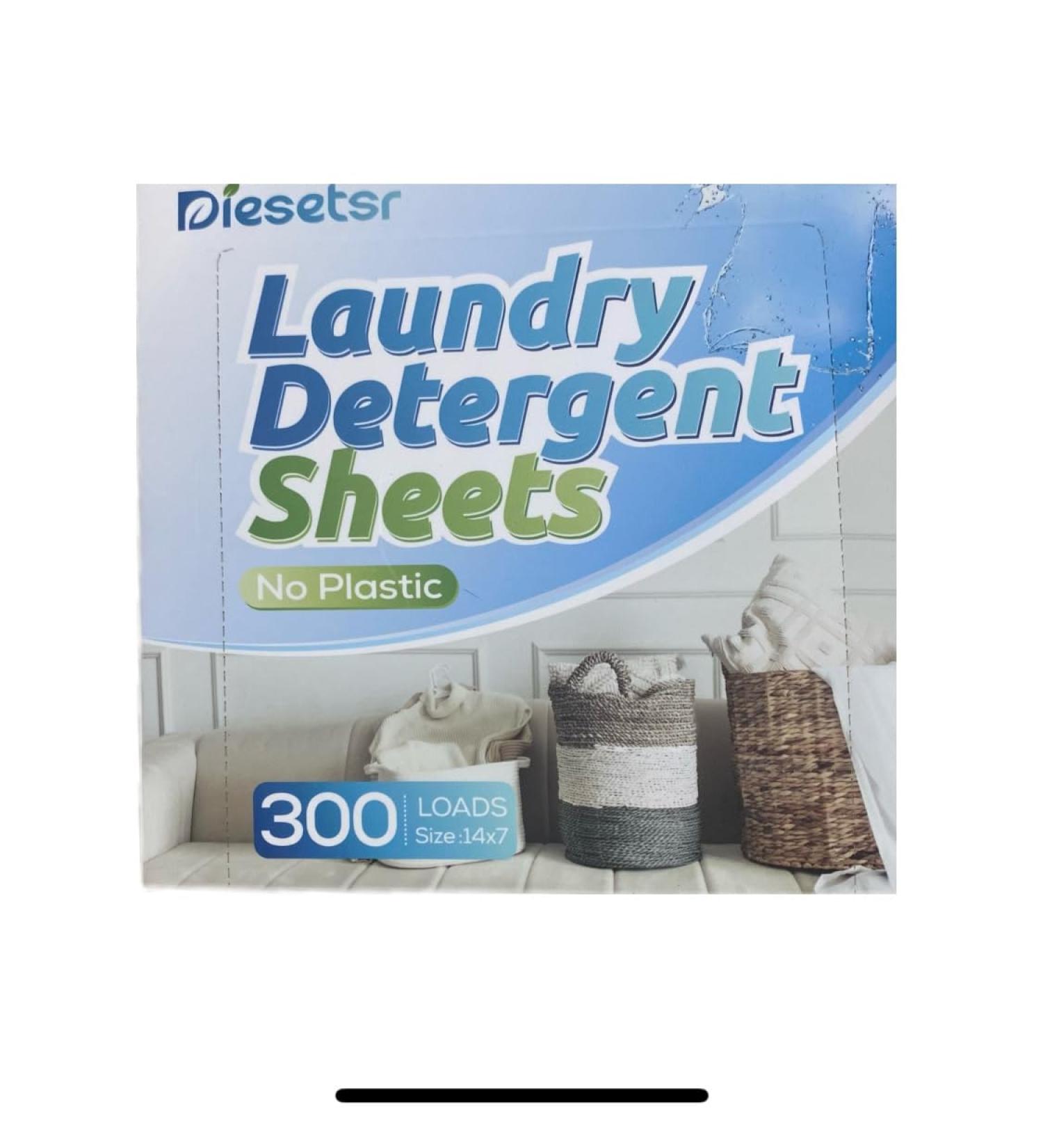 Eco-Friendly Laundry Detergent Sheets - Convenient & Effective | Ship Internationally - Buy Online on SooperMarket.com