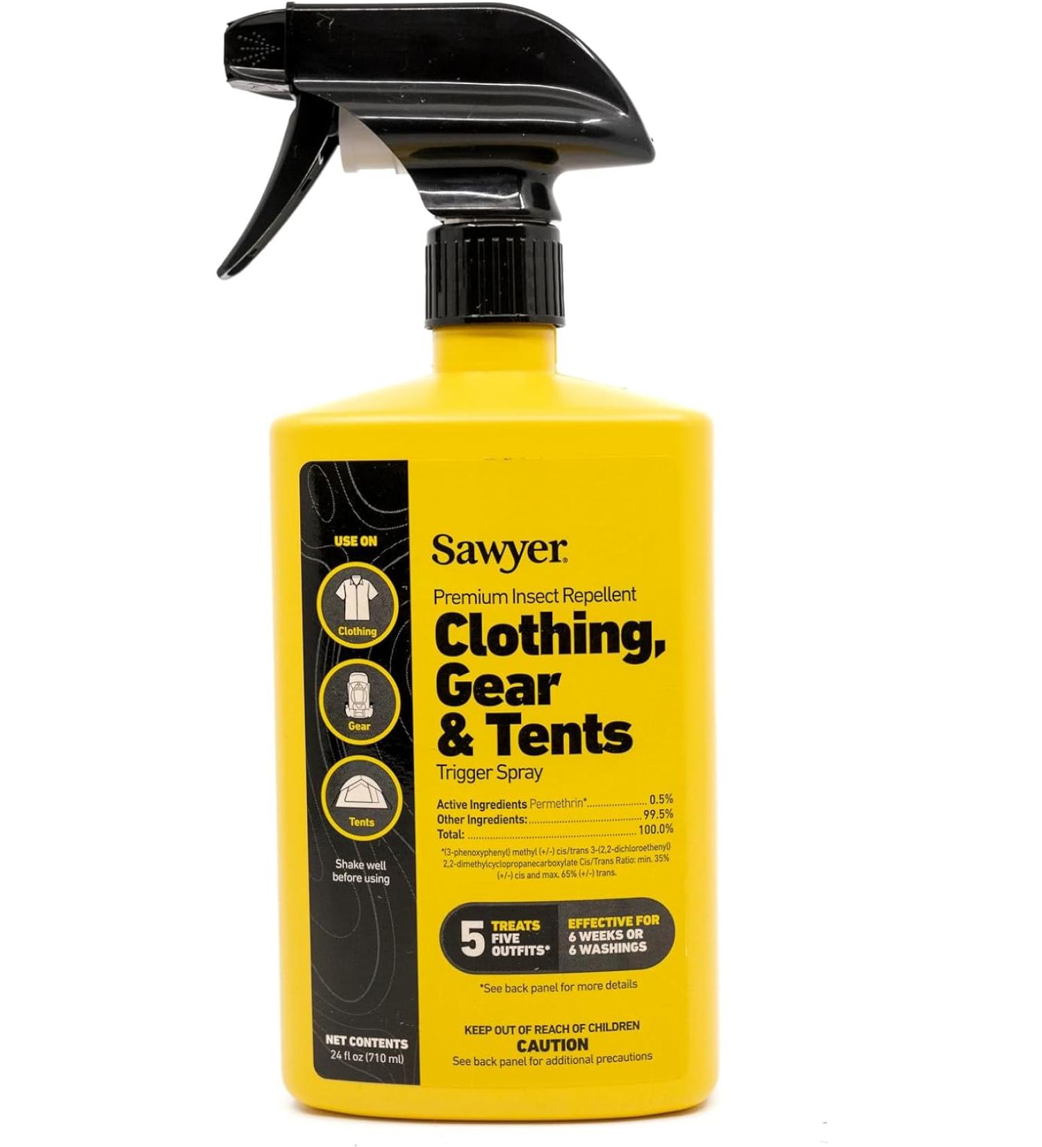 Sawyer SP657 Premium Permethrin Insect Repellent - 24oz Trigger Spray for Clothing, Gear & Tents - Buy Online on SooperMarket.com