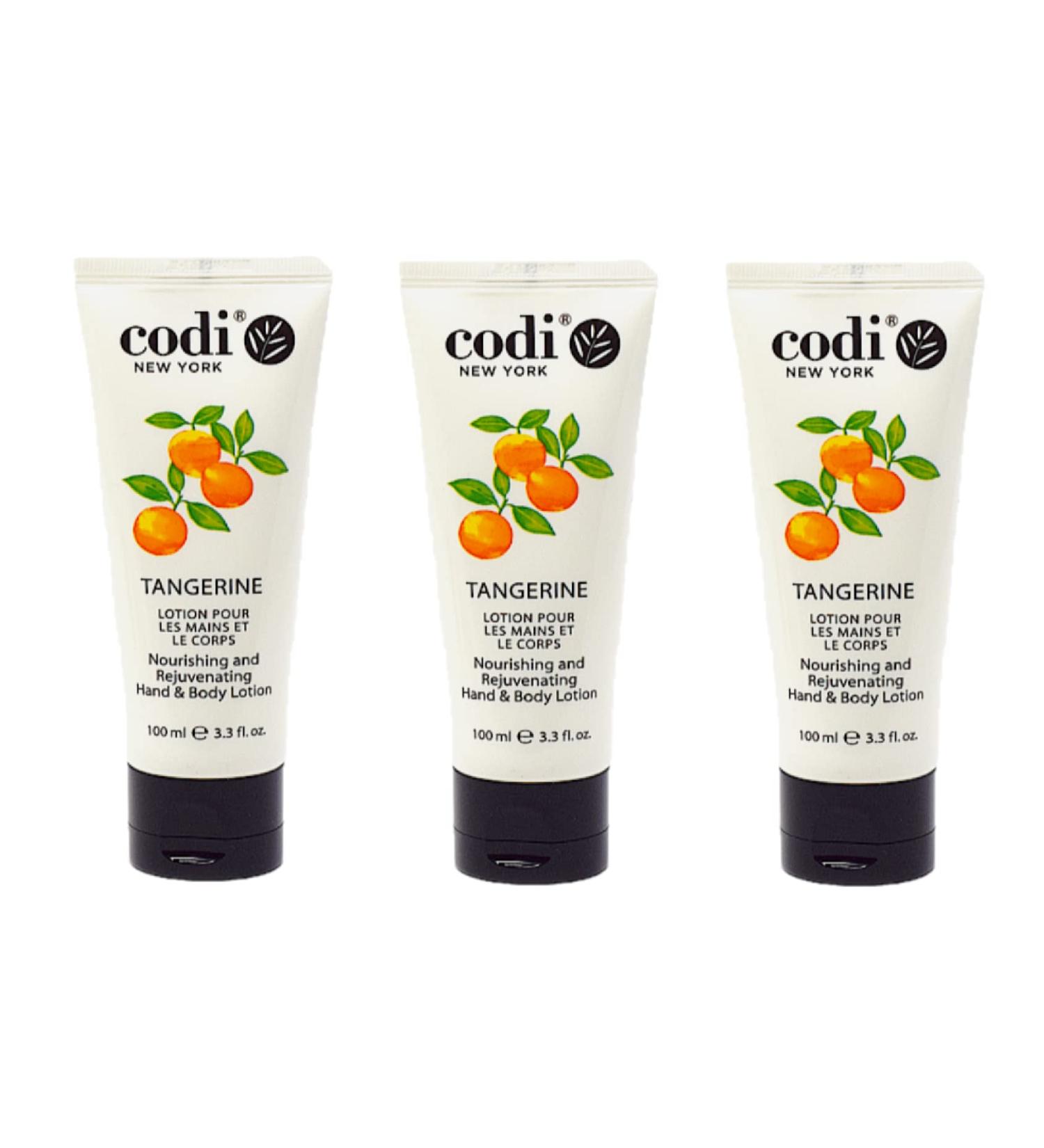Codi Nourishing Hand & Body Lotion 100ml/3.3 oz - TANGERINE - Pack of 3 - Buy Online on SooperMarket.com