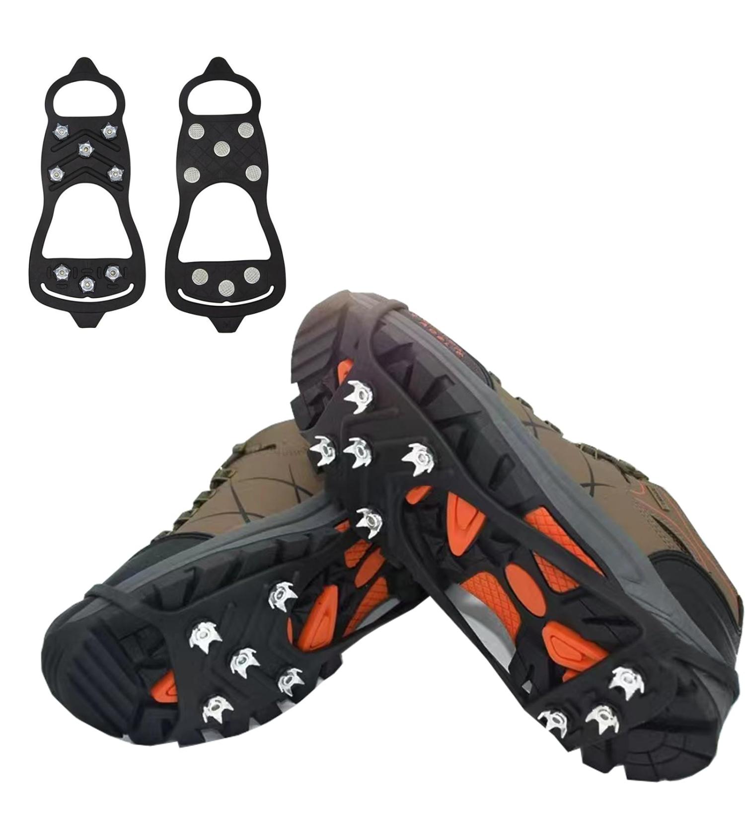 YQBFTC Shoe Spikes & Claws - 8 Teeth Ice Grips for Hiking & Snow - Anti-Slide Chains for Winter Sports - Replacement Spikes for Ultimate Traction - Buy Online on SooperMarket.com