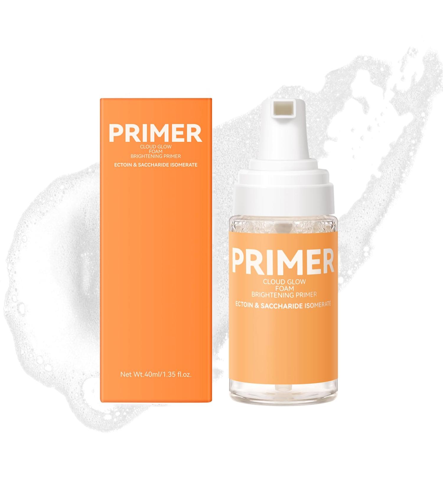 Hydrating Face Primer - Milk Makeup Cloud Glow Foam | Flawless Smooth Skin Blur Pores Minimize Fine Lines with Sodium Hyaluronate - Buy Online on SooperMarket.com