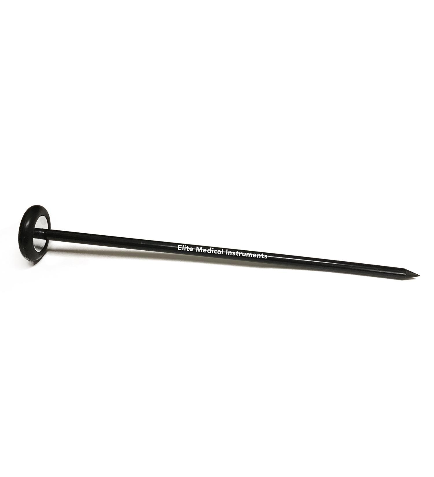EMI Deluxe Queen Square Neurological Reflex Hammer (Black) - Pointed Tip for Superficial Responses - Buy Online on SooperMarket.com