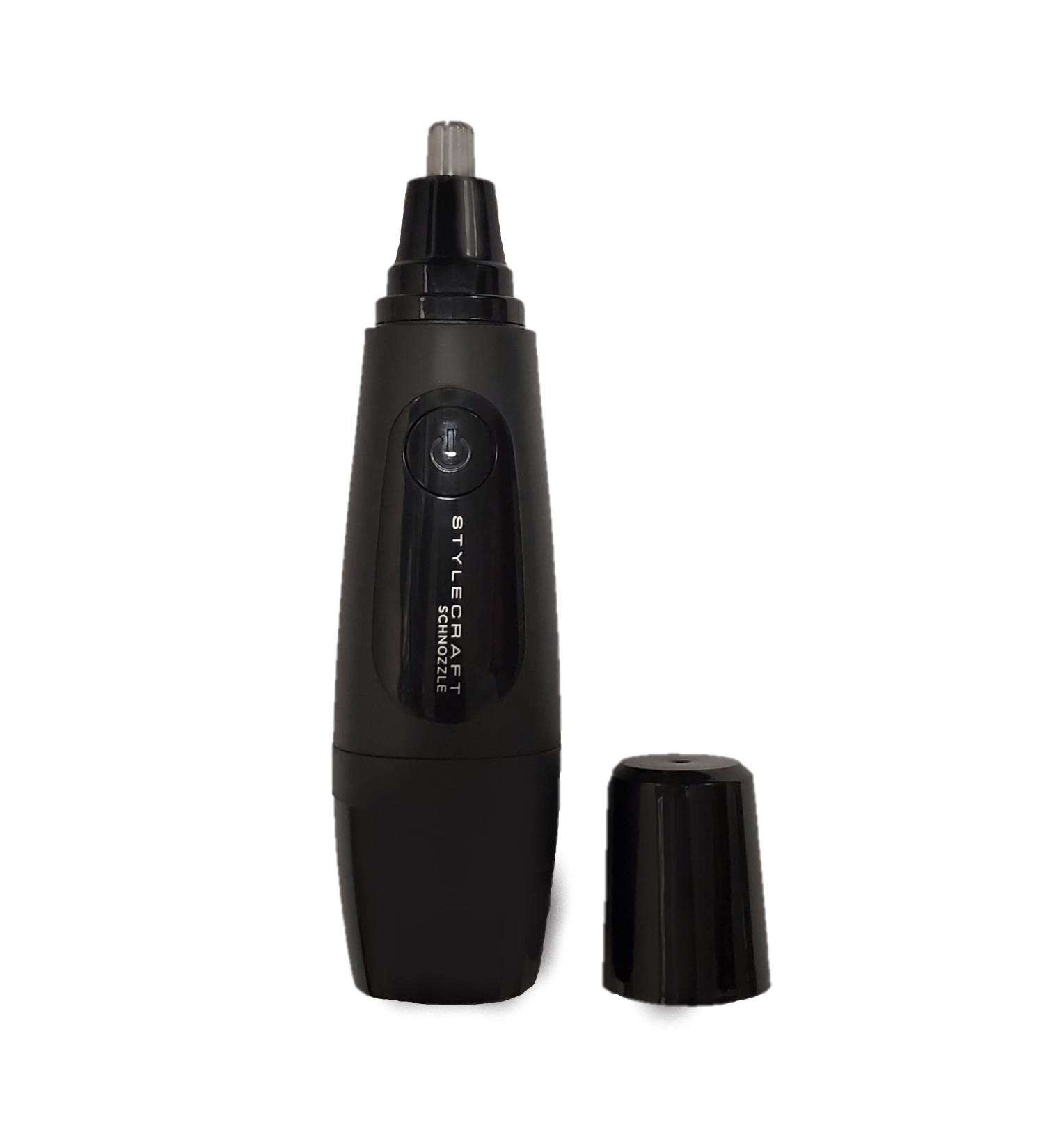 Stylecraft Schnozzle Cordless Nose & Ear Trimmer - Water Resistant Portable LED Light - Matte Black - Buy Online on SooperMarket.com