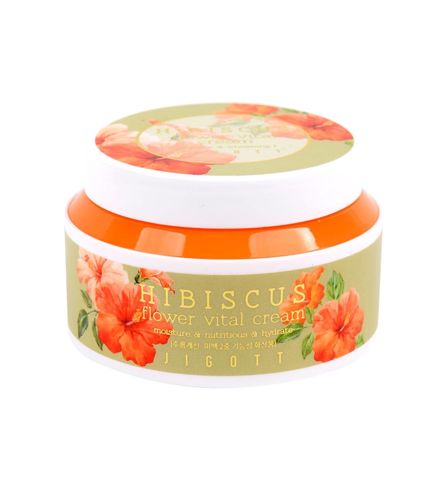 Hibiscus Flower Vital Cream 3.38 FL OZ - Rejuvenating Skin Care | International Shipping Available - Buy Online on SooperMarket.com