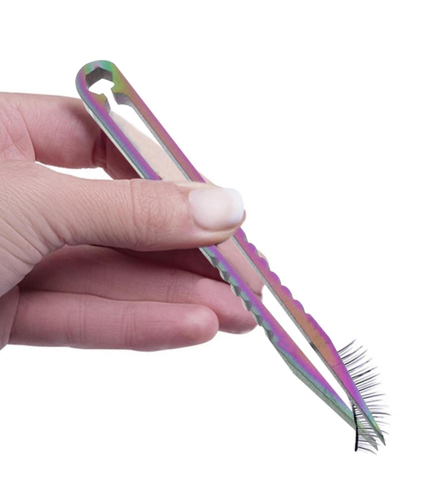 Ventdouce Titan Color Figette - Precision Tweezers for Women & Men | Eyebrow & Ingrown Hair Removal | International Shipping - Buy Online on SooperMarket.com